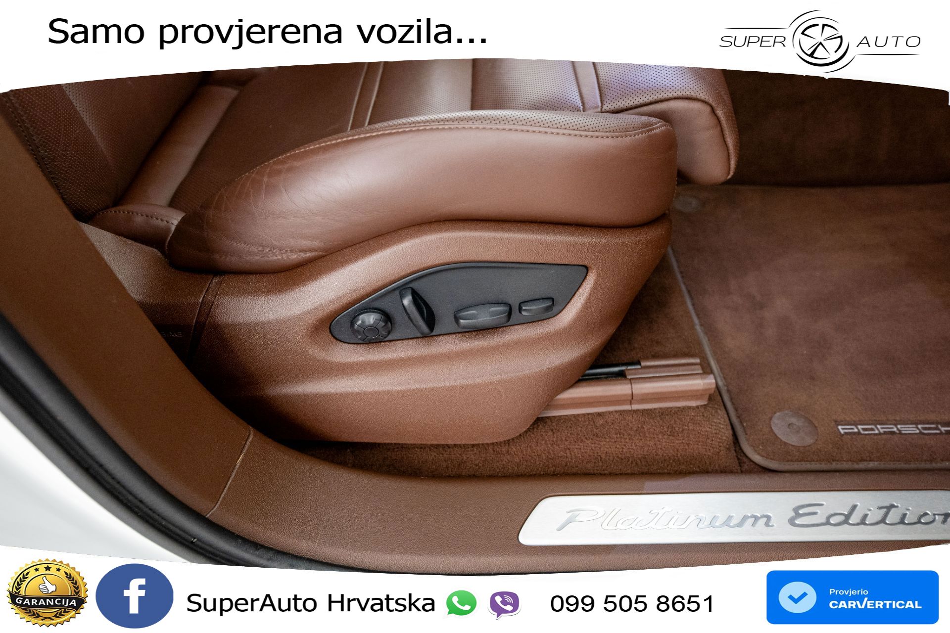 Porsche Cayenne 3.0 V6 AWD Aut. Platinum Edition 462 KS, ZRAČNI+4xGR SJED+TEM