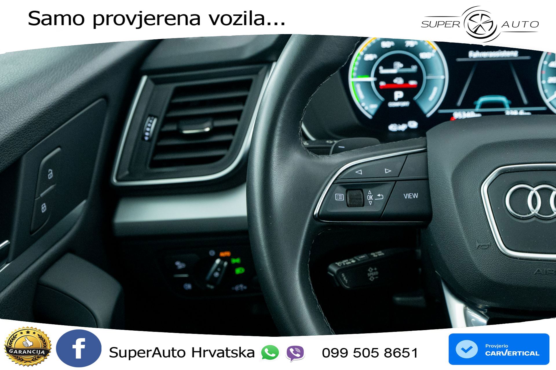 Audi Q5 50 TFSI e quattro S tronic Advanced 299 KS, LED+TEM+GR SJED+PDC+VIRT