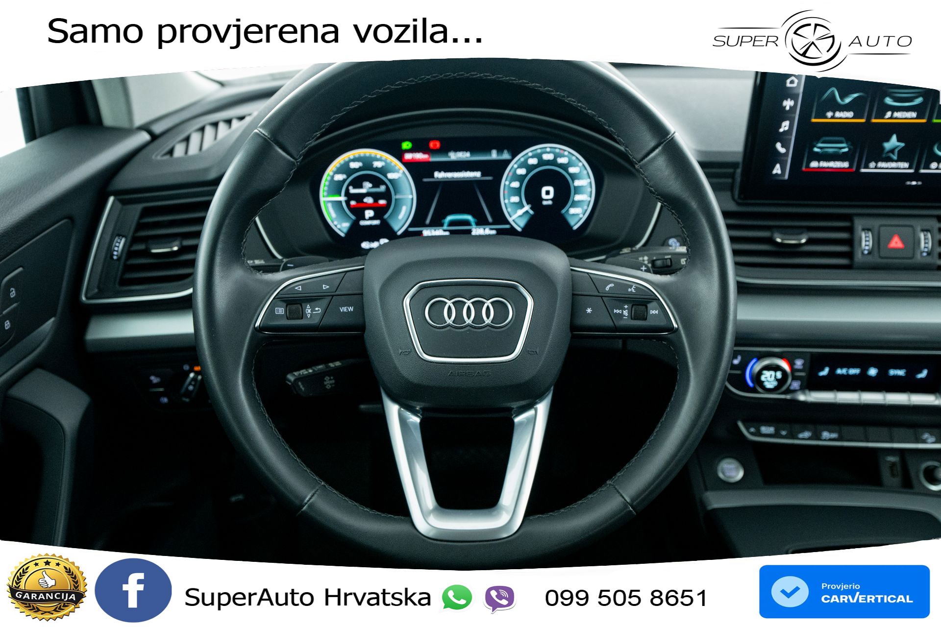 Audi Q5 50 TFSI e quattro S tronic Advanced 299 KS, LED+TEM+GR SJED+PDC+VIRT