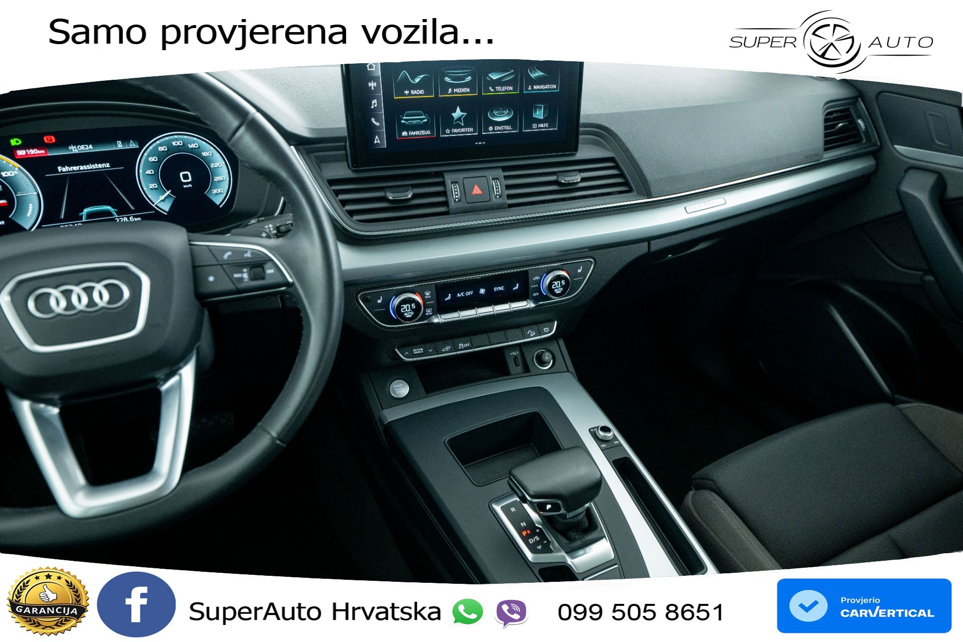 Audi Q5 50 TFSI e quattro S tronic Advanced 299 KS, LED+TEM+GR SJED+PDC+VIRT