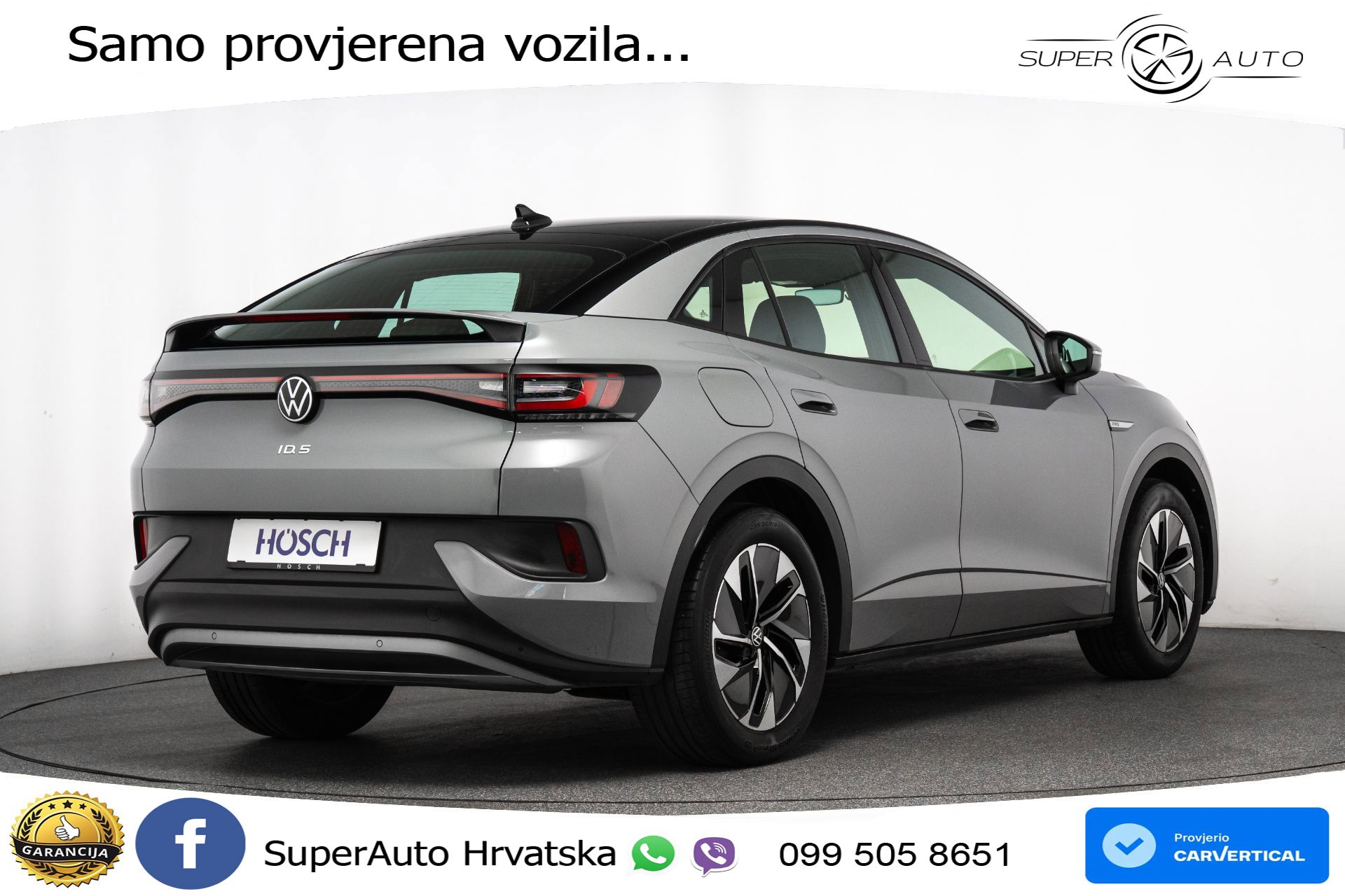 VW ID.5 82 kWh Pro Performance 204 KS, ACC+GR SJED+VIRT+NAVI
