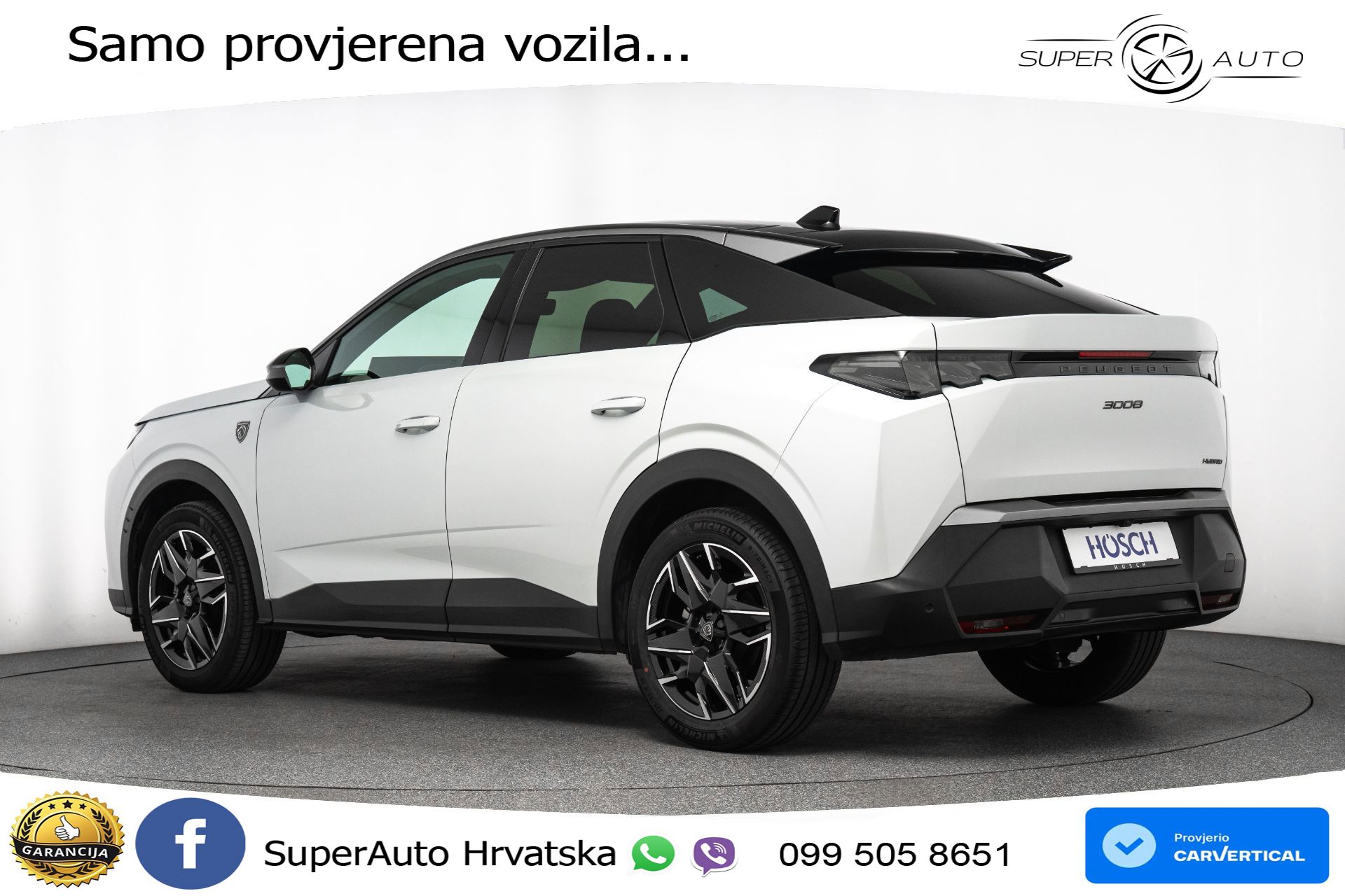 Peugeot 3008 SUV 1.2 Aut. GT 145 KS, ACC+KAM+GR SJED+VIRT+NAVI