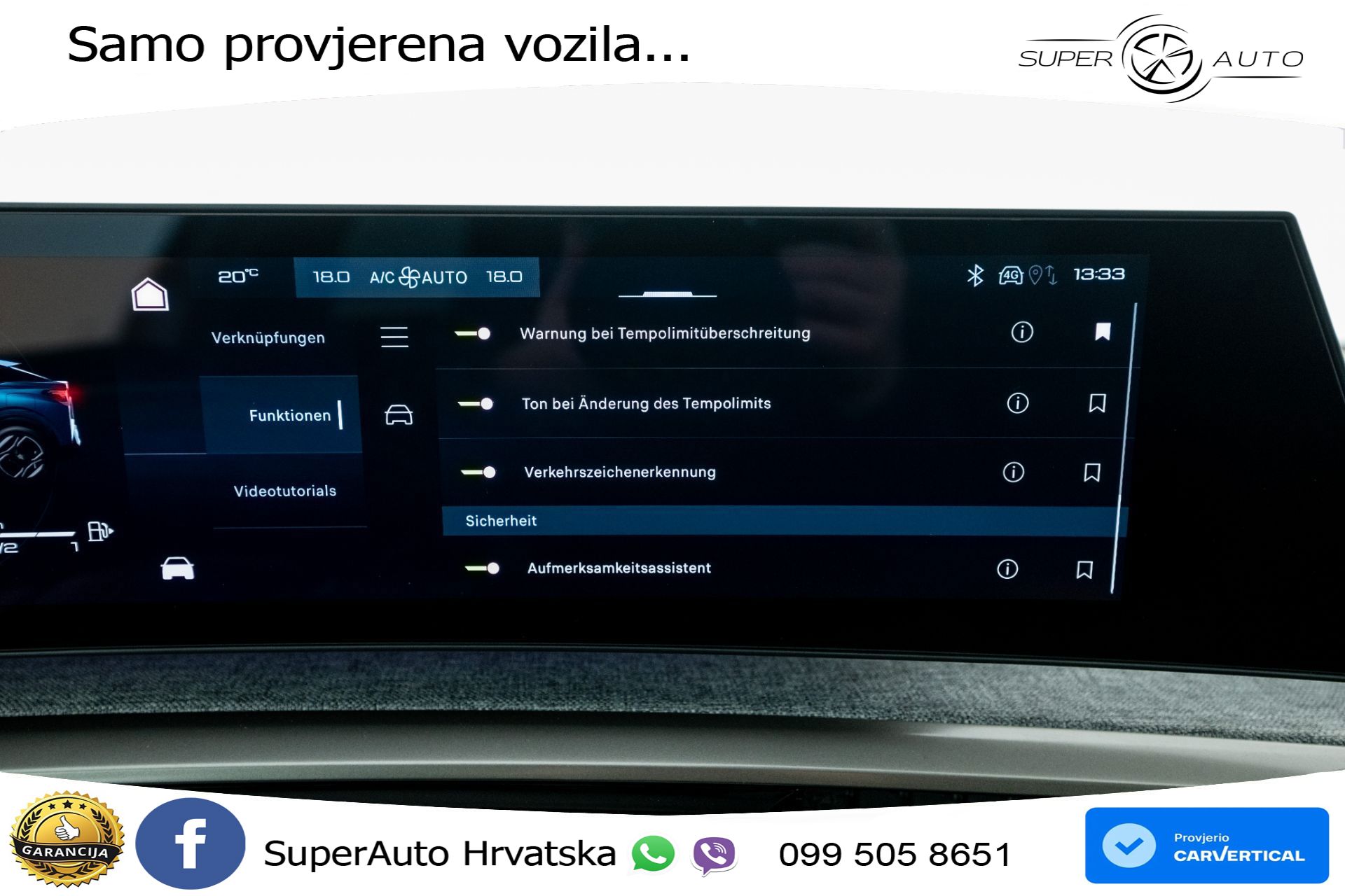 Peugeot 3008 SUV 1.2 Aut. GT 145 KS, ACC+KAM+GR SJED+VIRT+NAVI