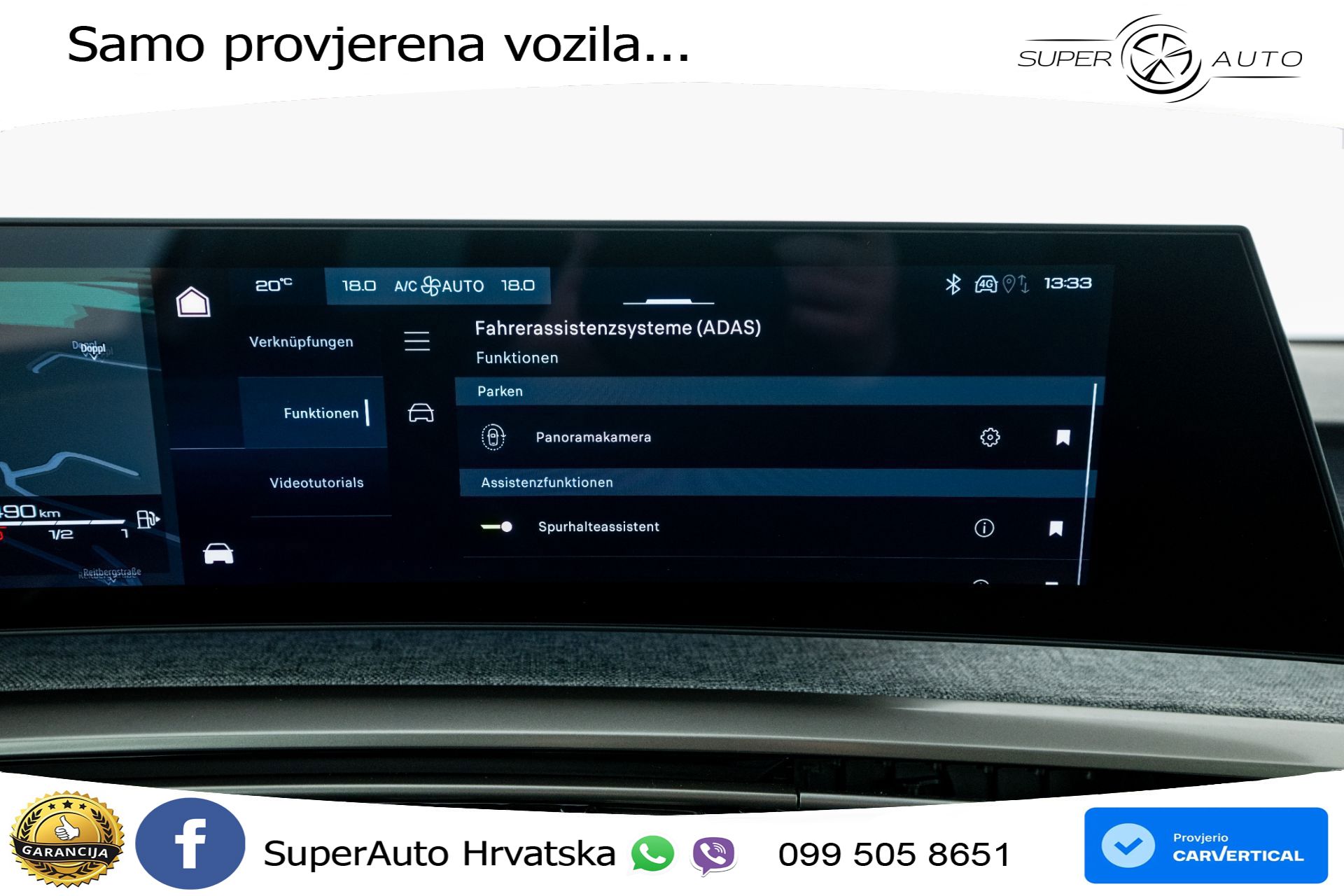 Peugeot 3008 SUV 1.2 Aut. GT 145 KS, ACC+KAM+GR SJED+VIRT+NAVI