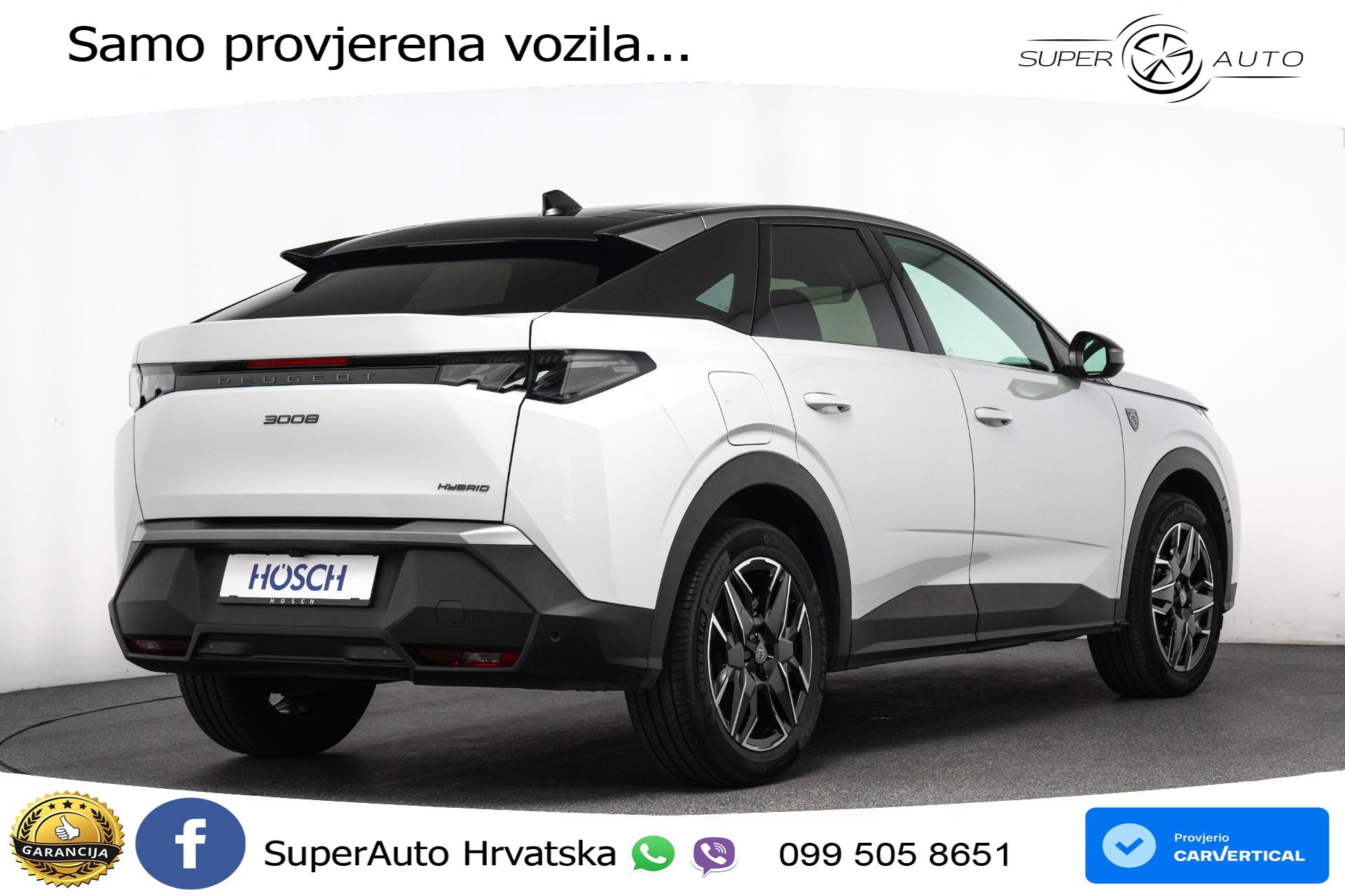 Peugeot 3008 SUV 1.2 Aut. GT 145 KS, ACC+KAM+GR SJED+VIRT+NAVI