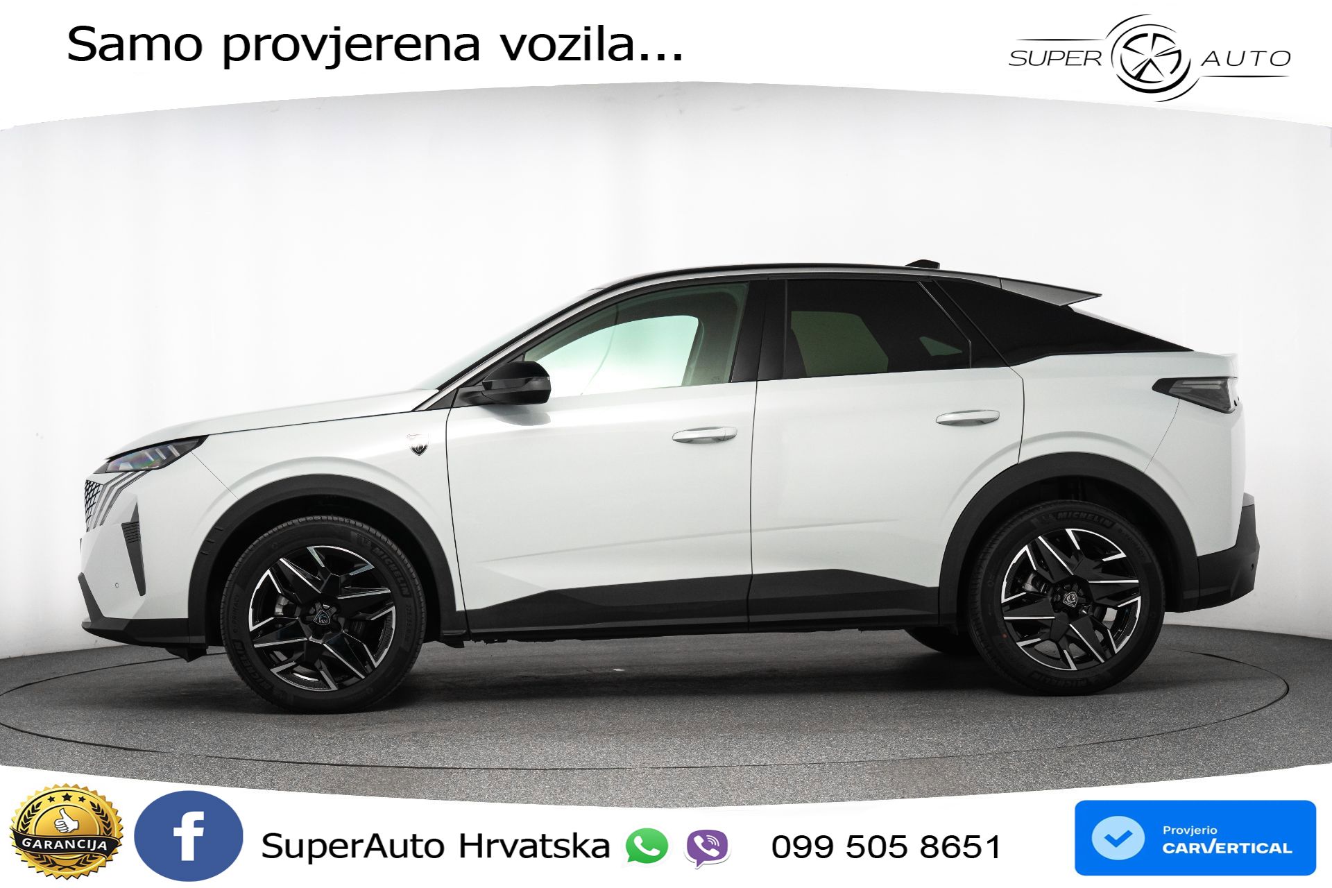 Peugeot 3008 SUV 1.2 Aut. GT 145 KS, ACC+KAM+GR SJED+VIRT+NAVI