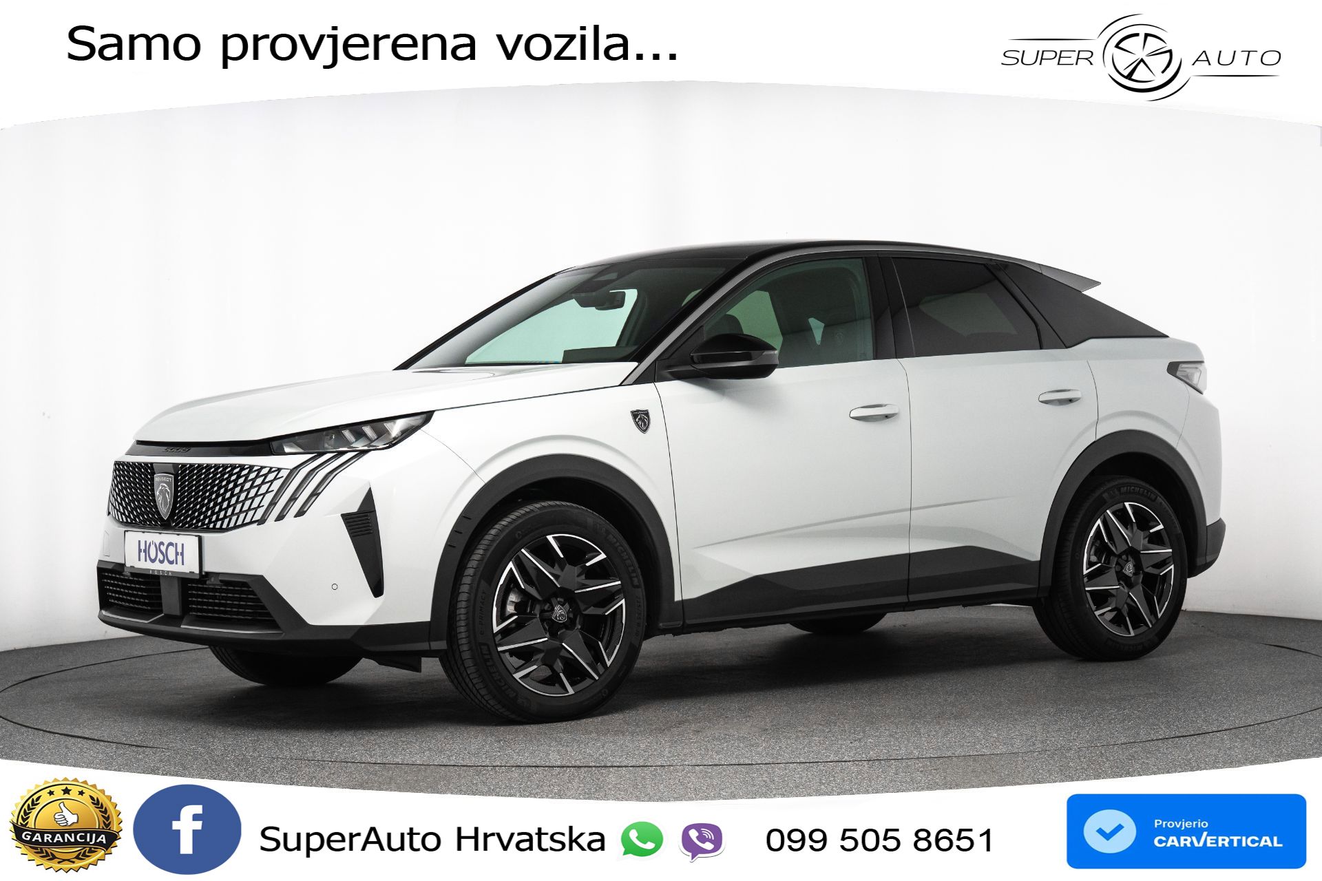 Peugeot 3008 SUV 1.2 Aut. GT 145 KS, ACC+KAM+GR SJED+VIRT+NAVI