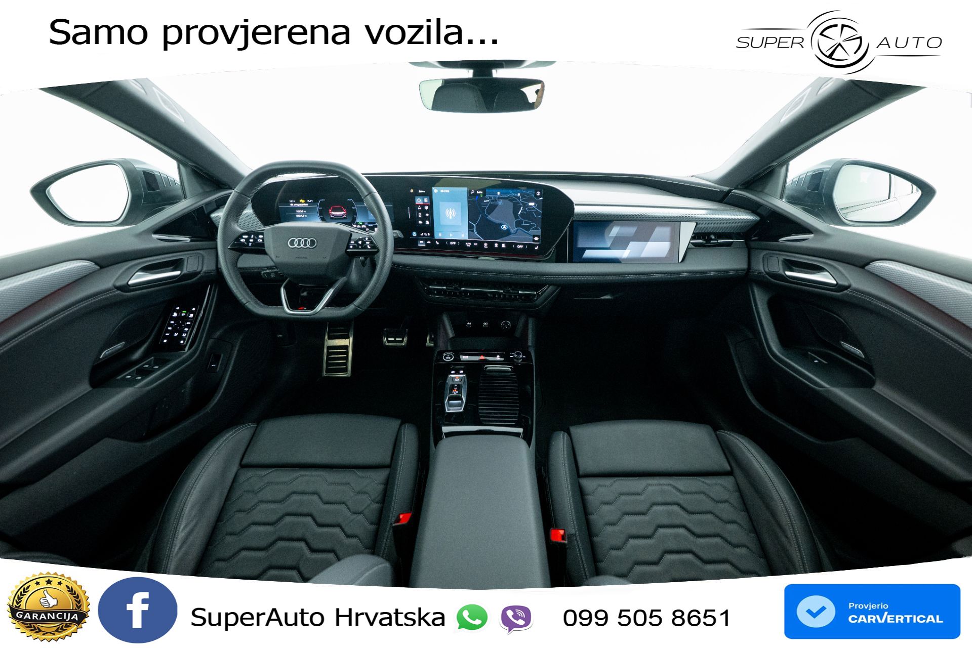 Audi A6 Avant e-tron performance 100 kWh 2xS line 381 KS, MATRIX+ACC+GR SJED+360