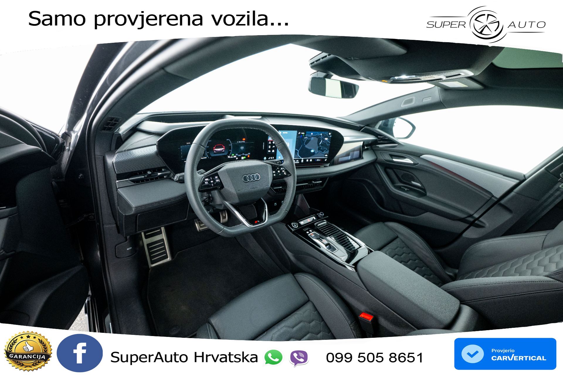 Audi A6 Avant e-tron performance 100 kWh 2xS line 381 KS, MATRIX+ACC+GR SJED+360