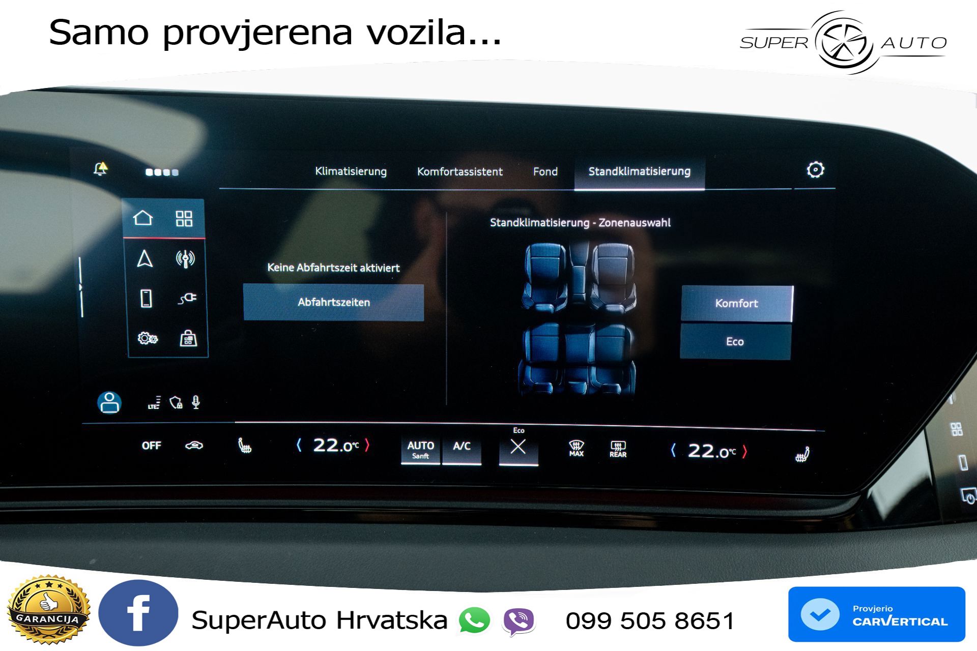 Audi A6 Avant e-tron performance 100 kWh 2xS line 381 KS, MATRIX+ACC+GR SJED+360