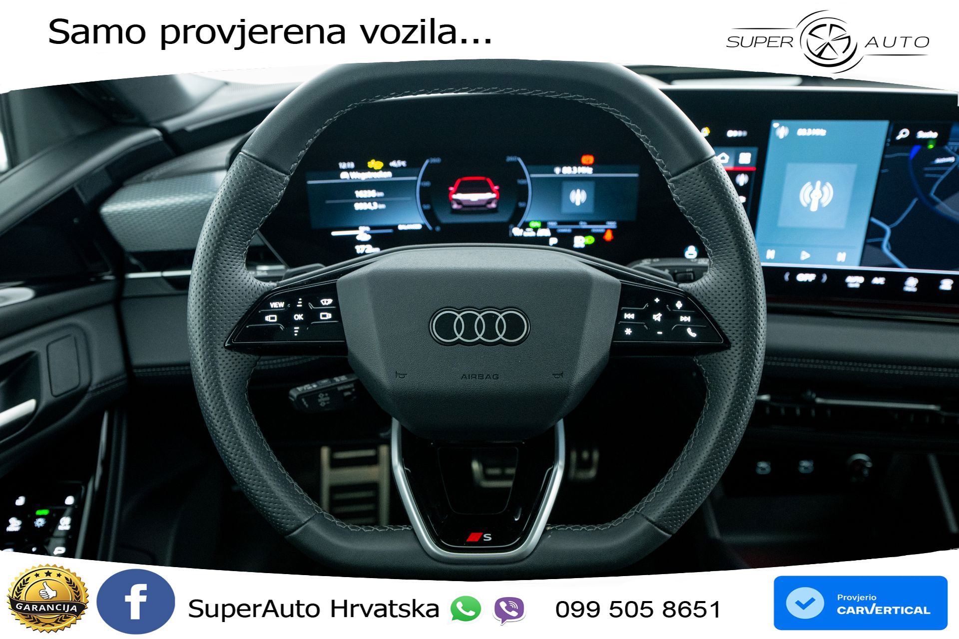 Audi A6 Avant e-tron performance 100 kWh 2xS line 381 KS, MATRIX+ACC+GR SJED+360
