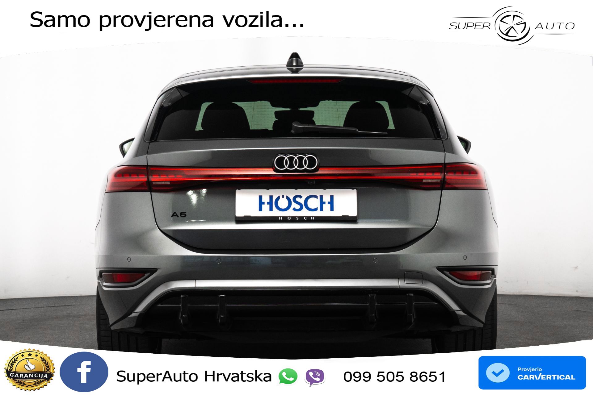 Audi A6 Avant e-tron performance 100 kWh 2xS line 381 KS, MATRIX+ACC+GR SJED+360