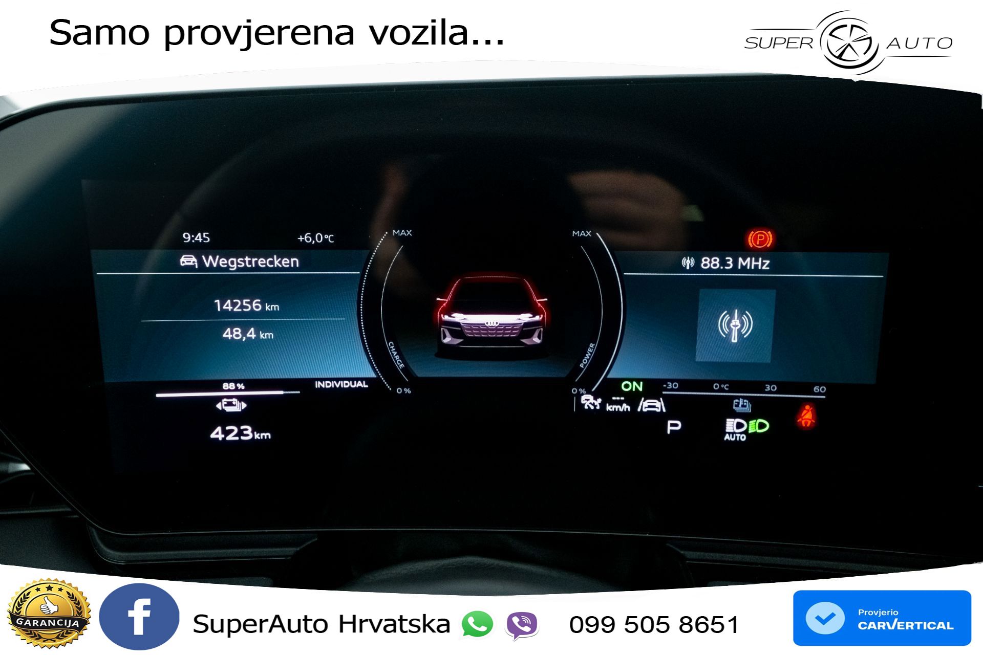 Audi A6 Avant e-tron performance 100 kWh 2xS line 367 KS, MATRIX+GR SJED+360+ACC