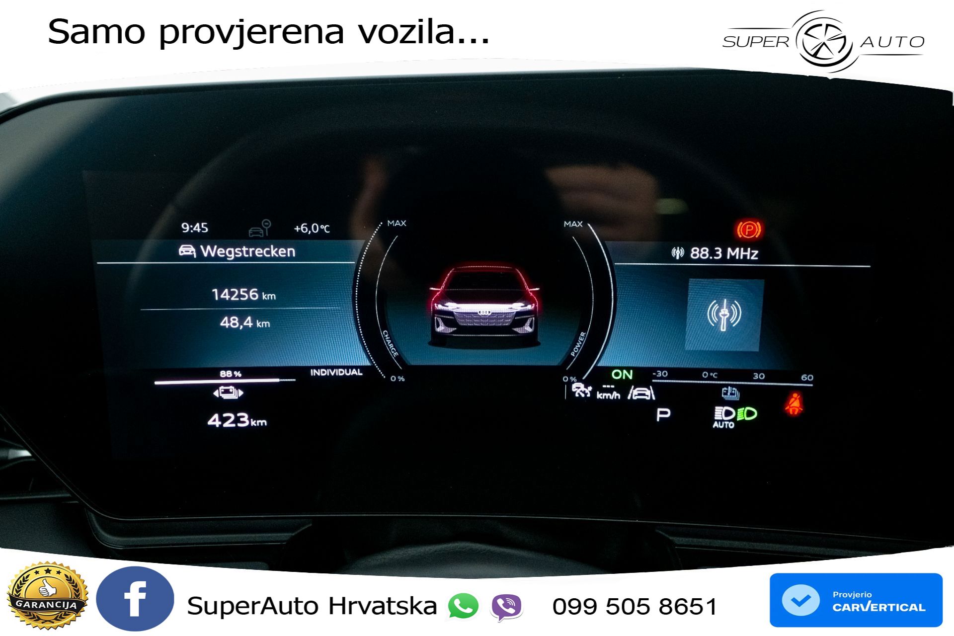 Audi A6 Avant e-tron performance 100 kWh 2xS line 367 KS, MATRIX+GR SJED+360+ACC