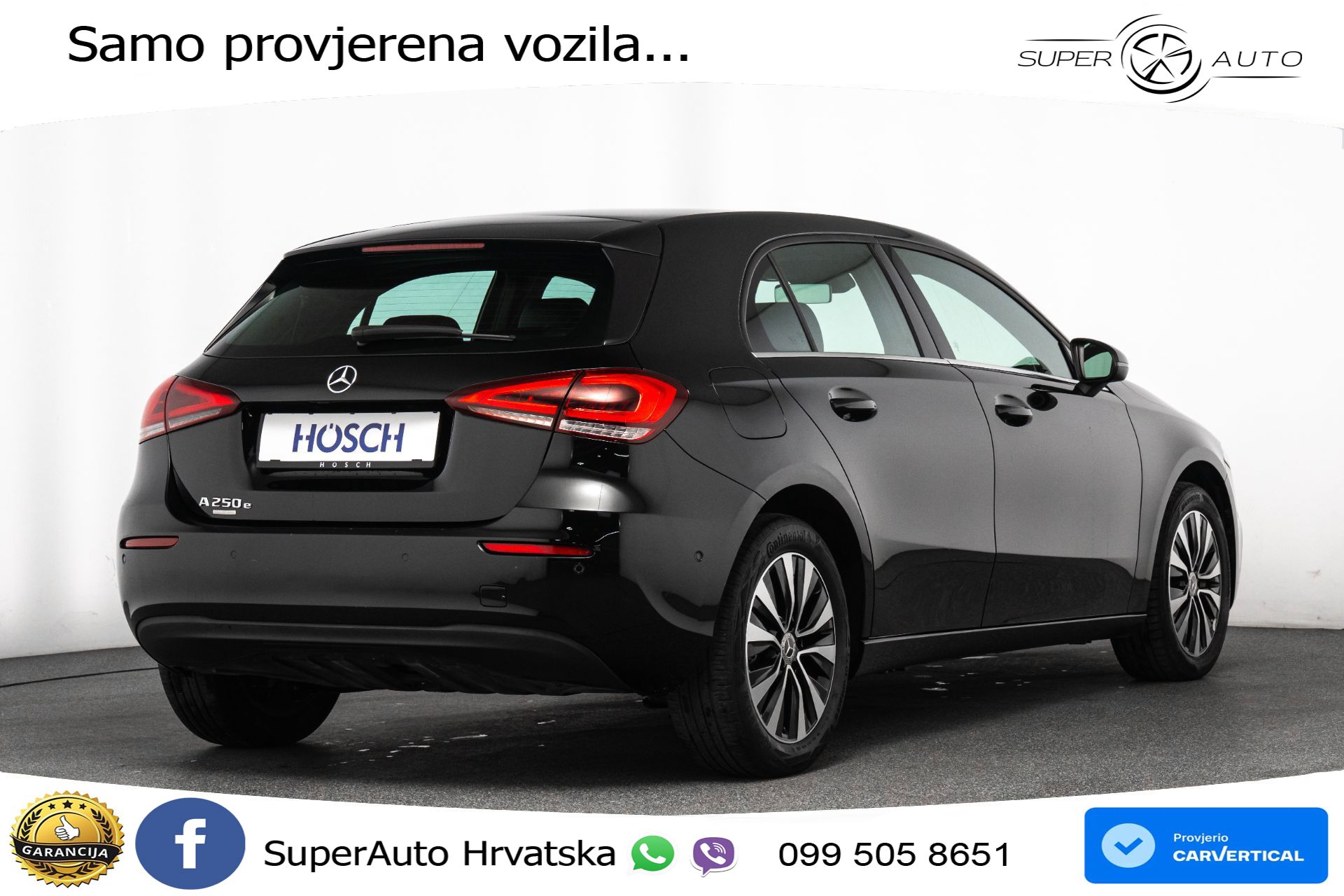 Mercedes A 250e Aut. Style 218 KS, LED+TEM+KLIMA+PDC+VIRT+KAM