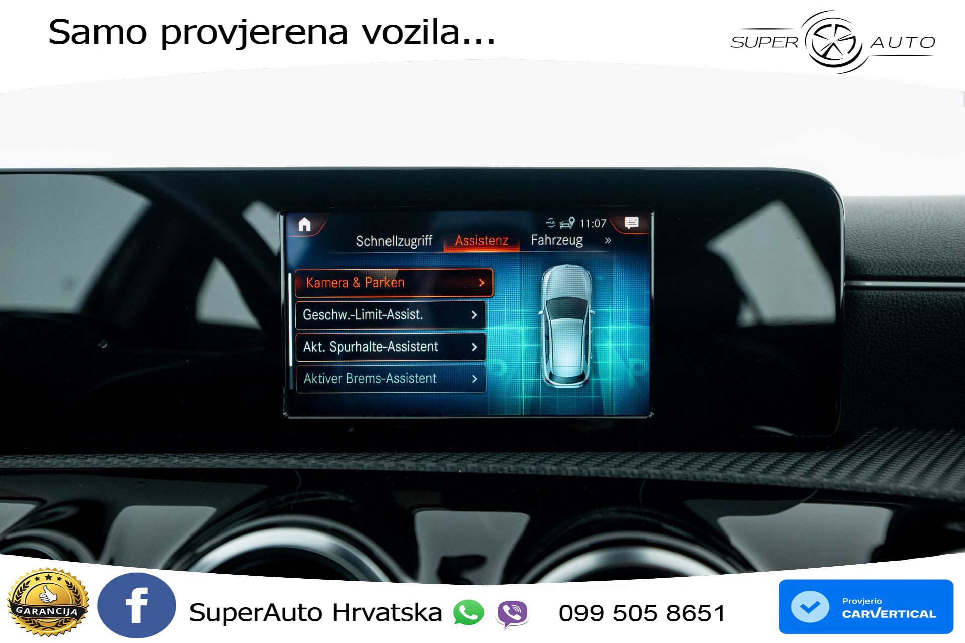 Mercedes A 250e Aut. Style 218 KS, LED+TEM+KLIMA+PDC+VIRT+KAM