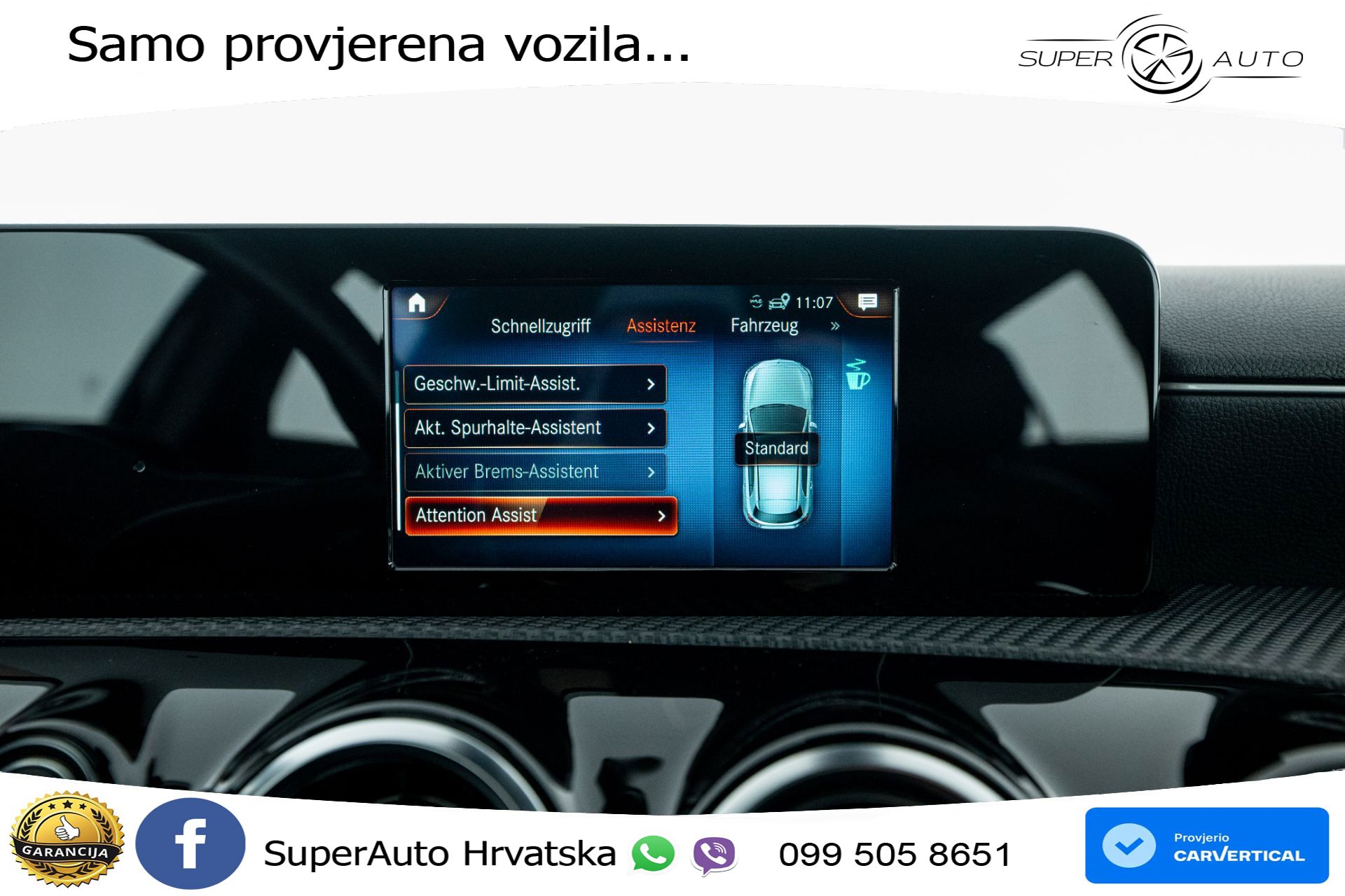Mercedes A 250e Aut. Style 218 KS, LED+TEM+KLIMA+PDC+VIRT+KAM