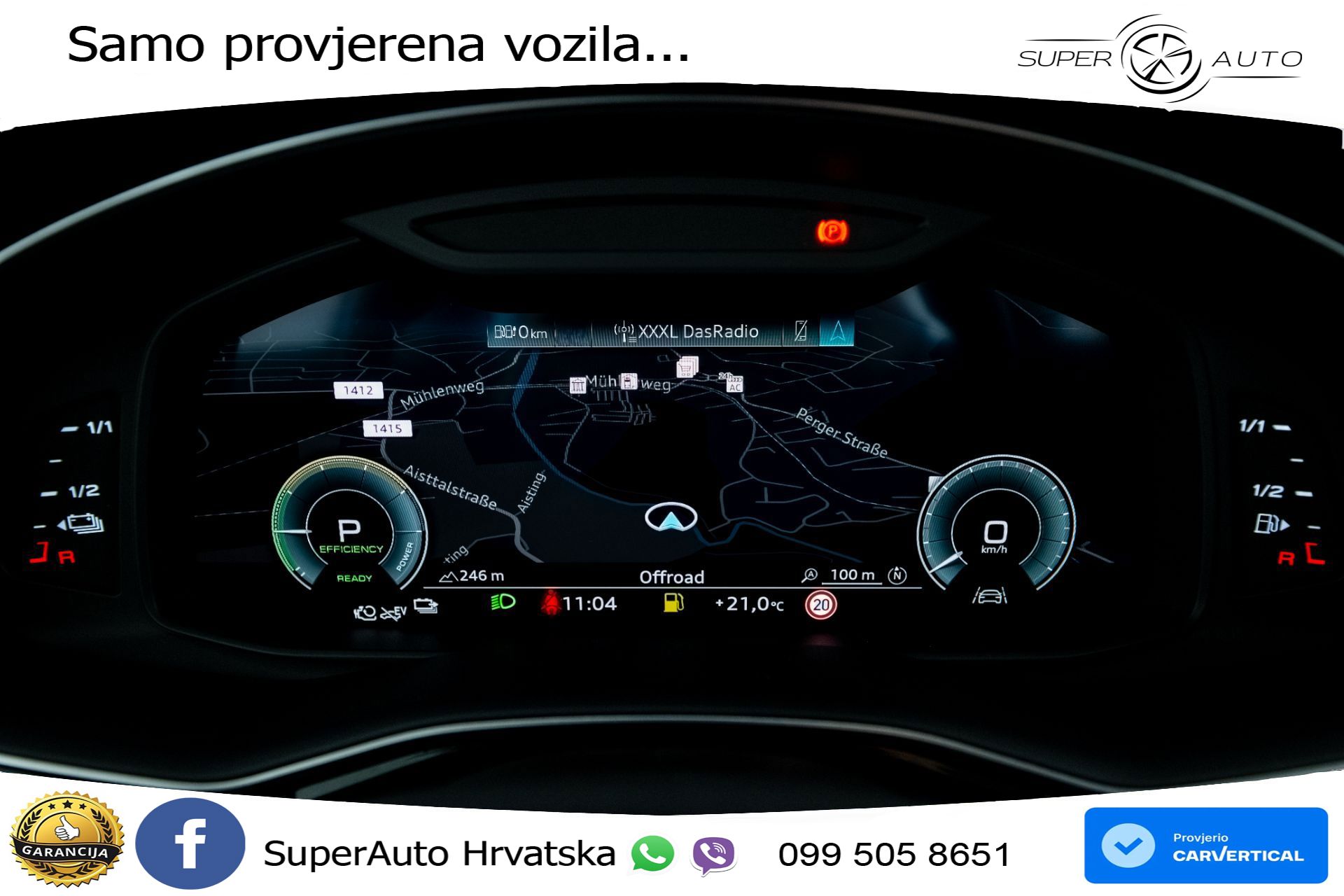Audi Q7 55 TFSIe V6 quattro Aut. 381 KS, KAM+VIRT