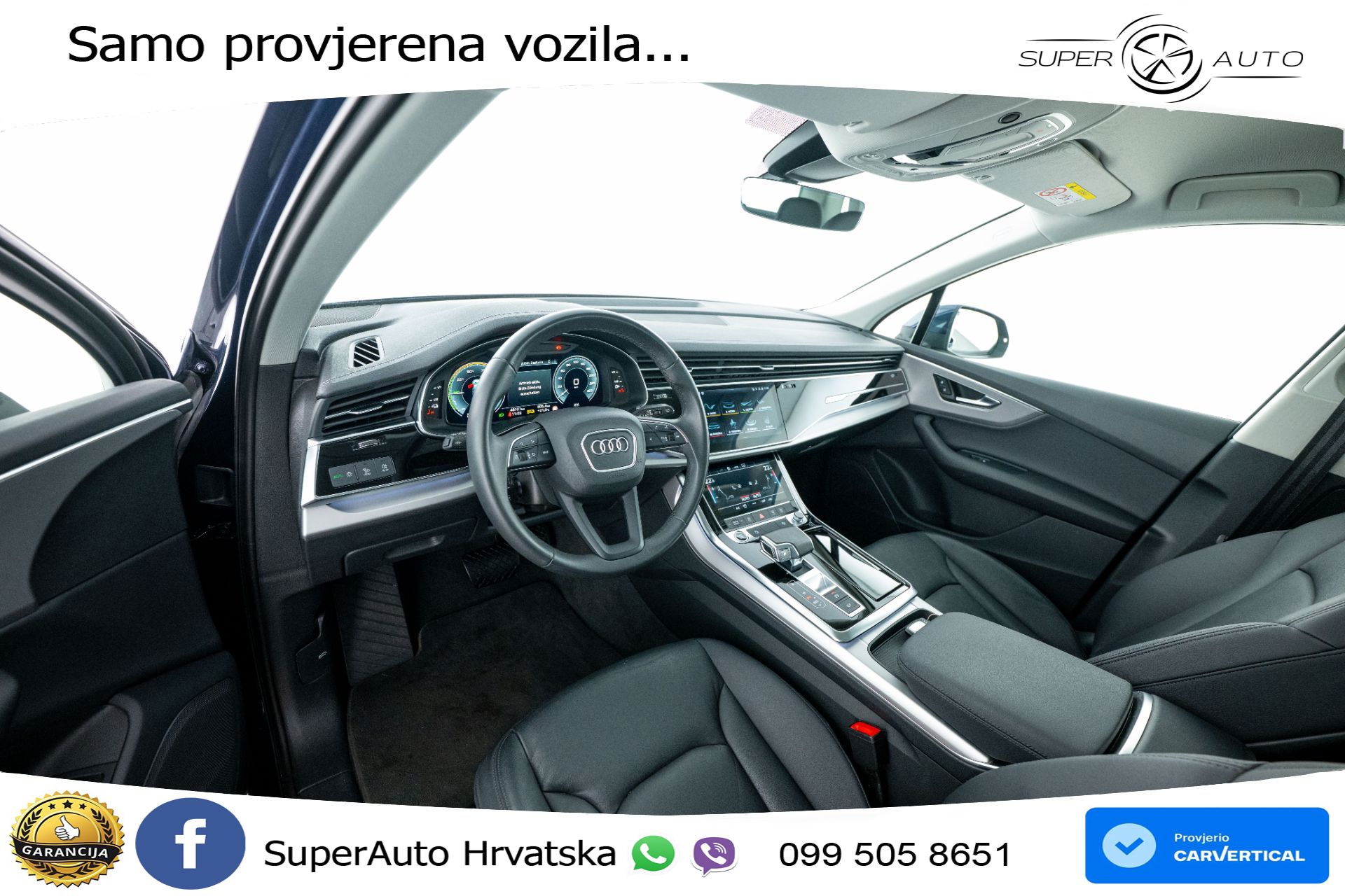 Audi Q7 55 TFSIe V6 quattro Aut. 381 KS, KAM+VIRT