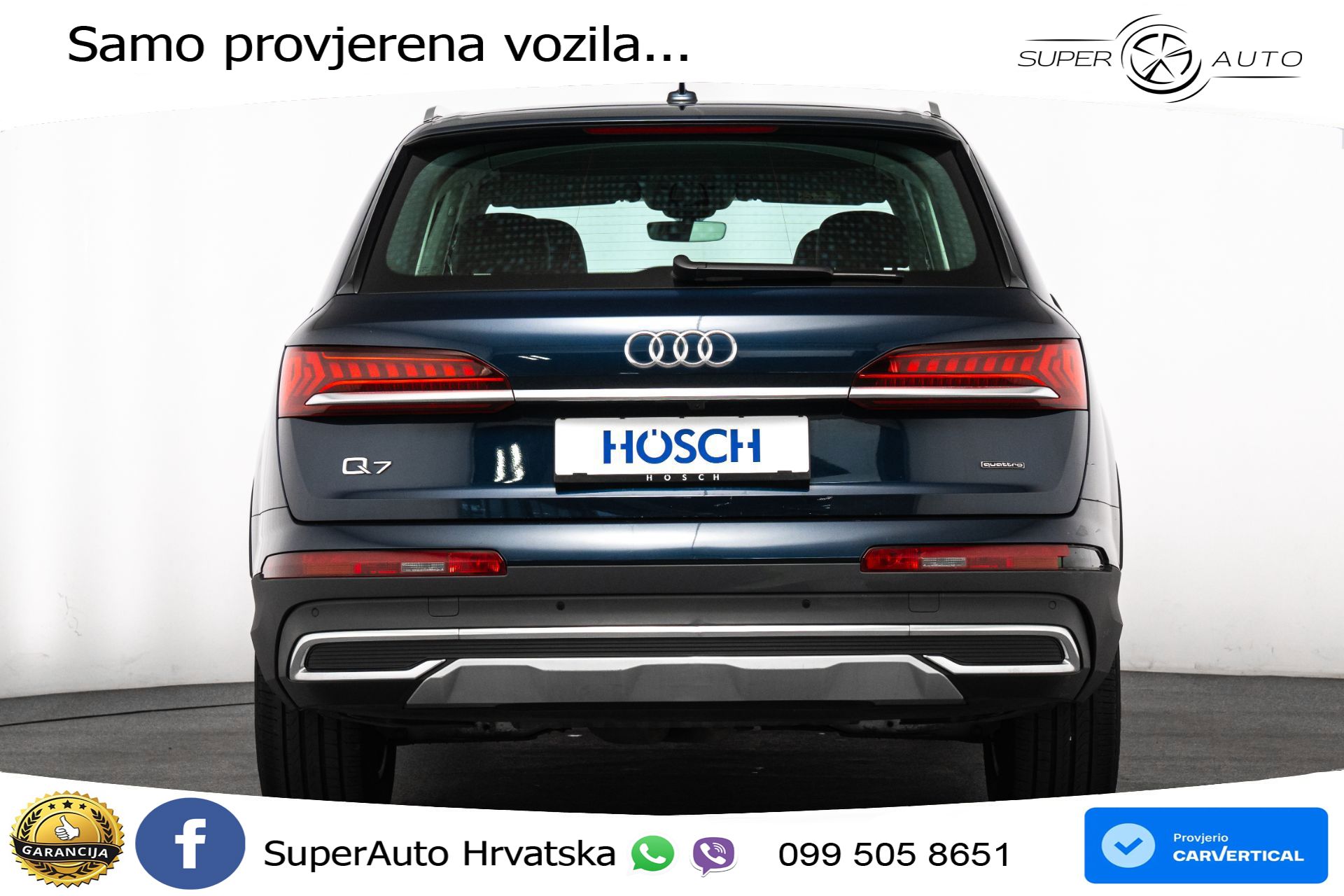 Audi Q7 55 TFSIe V6 quattro Aut. 381 KS, KAM+VIRT