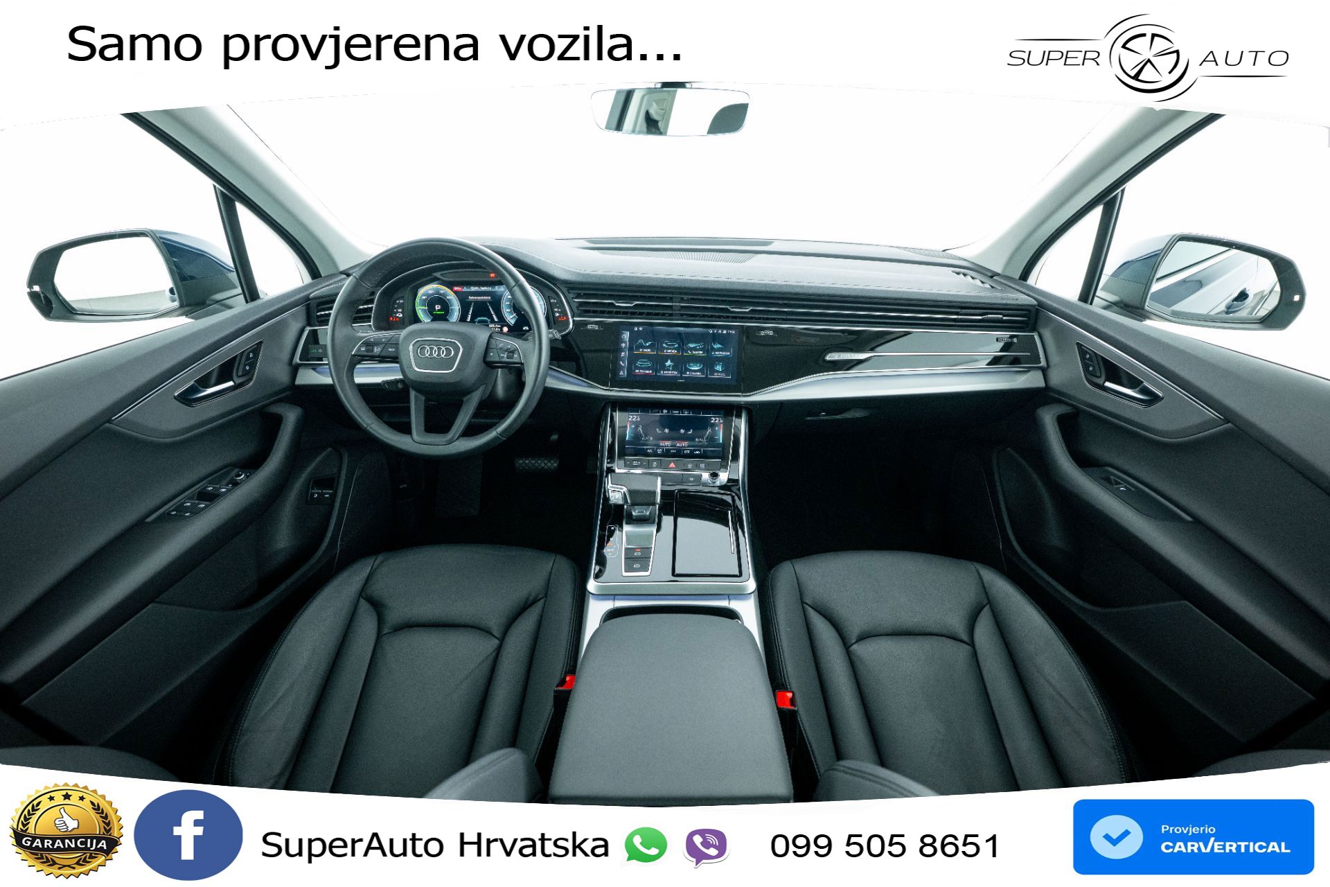 Audi Q7 55 TFSIe V6 quattro Aut. 381 KS, KAM+VIRT