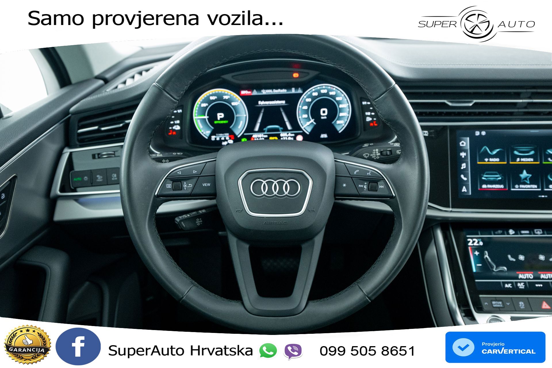 Audi Q7 55 TFSIe V6 quattro Aut. 381 KS, KAM+VIRT