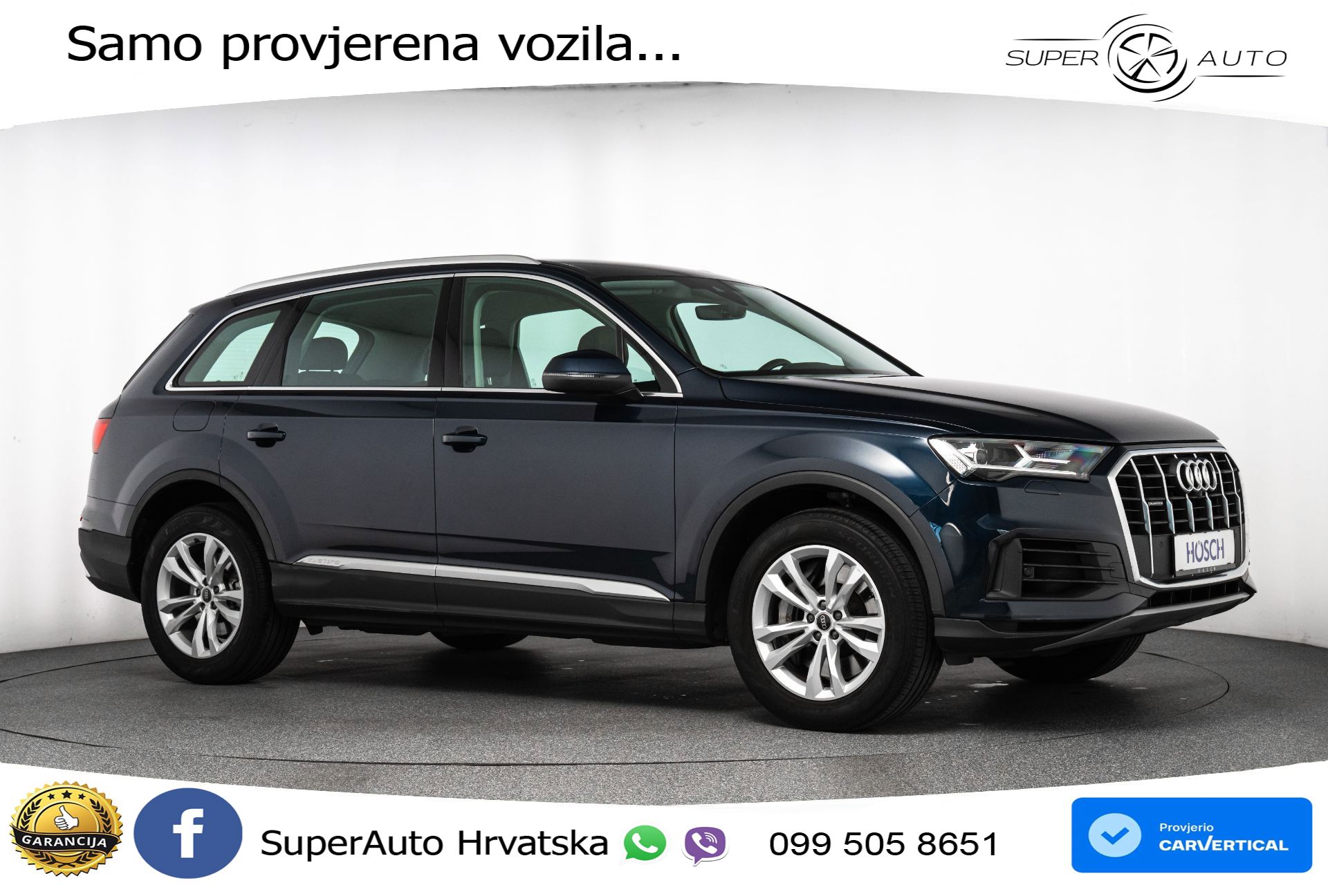 Audi Q7 55 TFSIe V6 quattro Aut. 381 KS, KAM+VIRT
