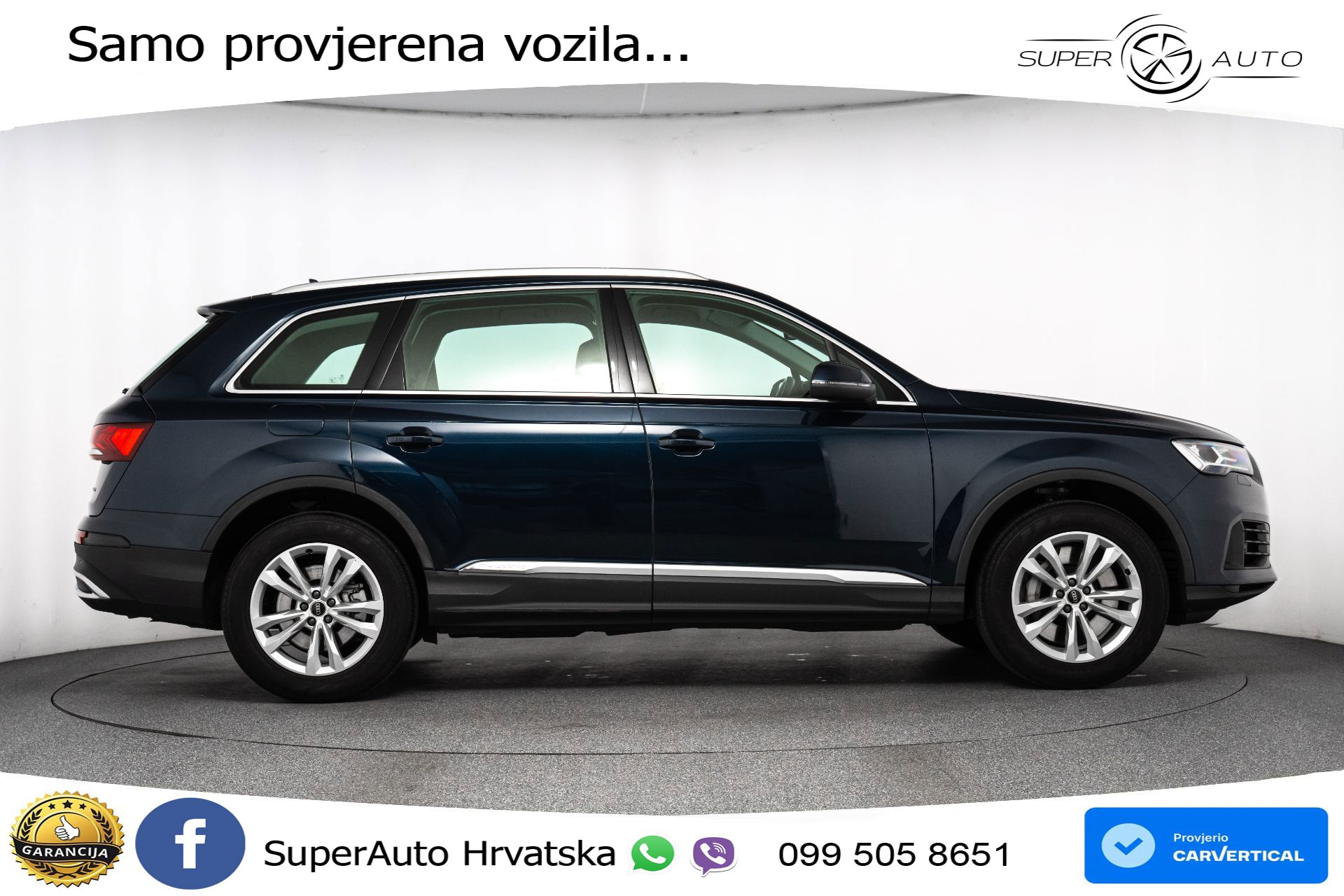 Audi Q7 55 TFSIe V6 quattro Aut. 381 KS, KAM+VIRT