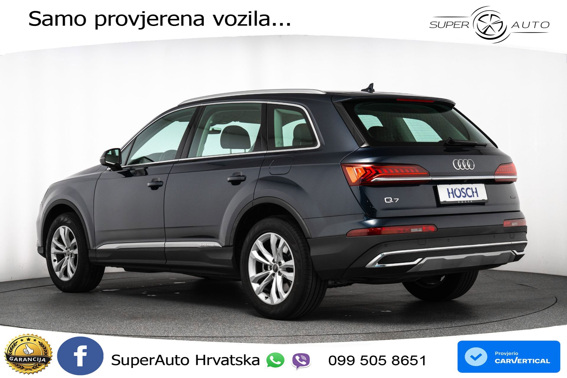Audi Q7 55 TFSIe V6 quattro Aut. 381 KS, KAM+VIRT