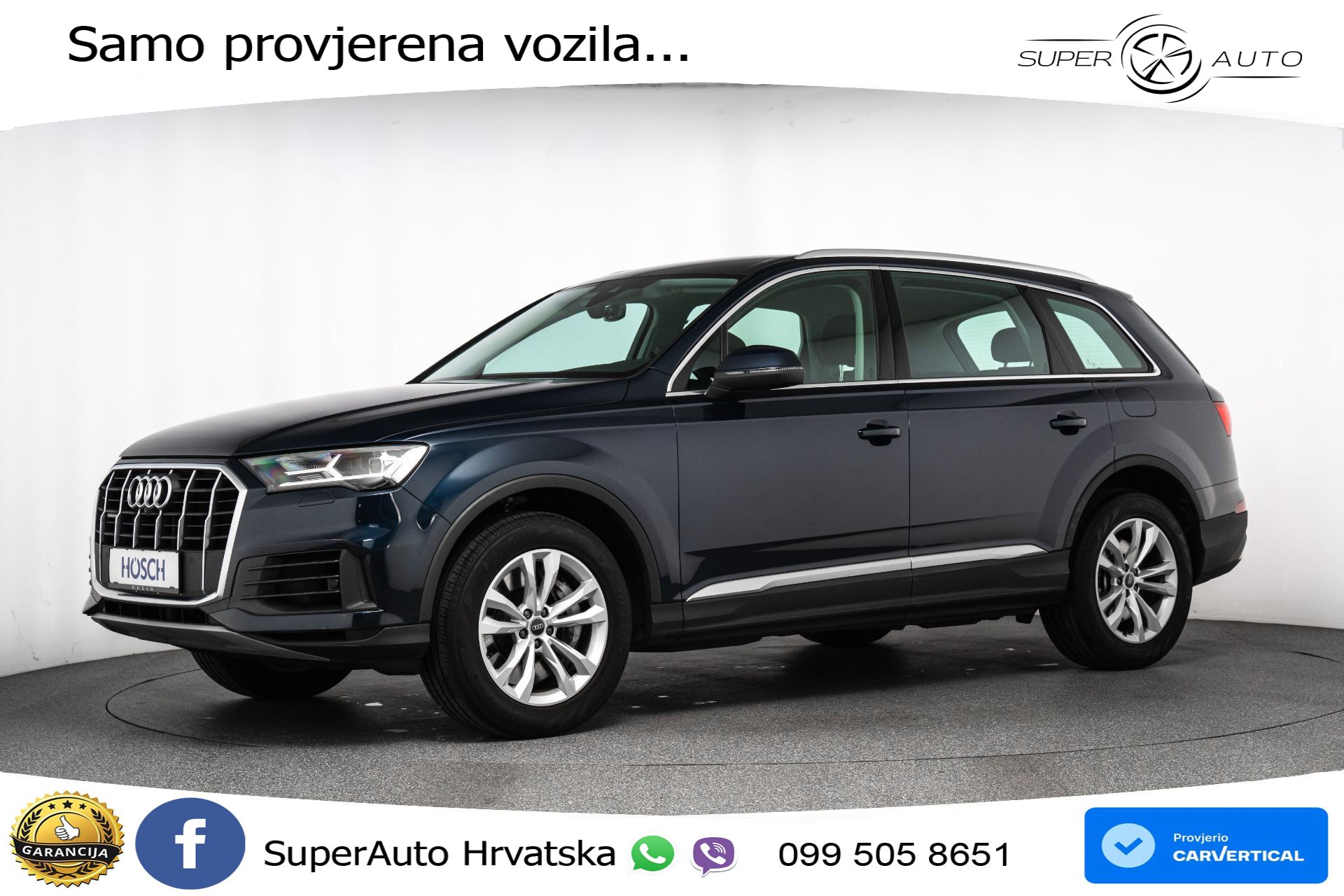 Audi Q7 55 TFSIe V6 quattro Aut. 381 KS, KAM+VIRT