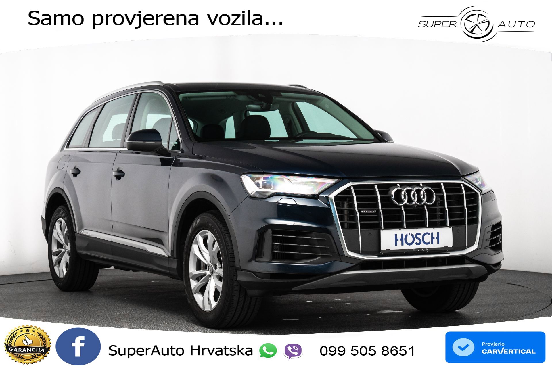 Audi Q7 55 TFSIe V6 quattro Aut. 381 KS, KAM+VIRT