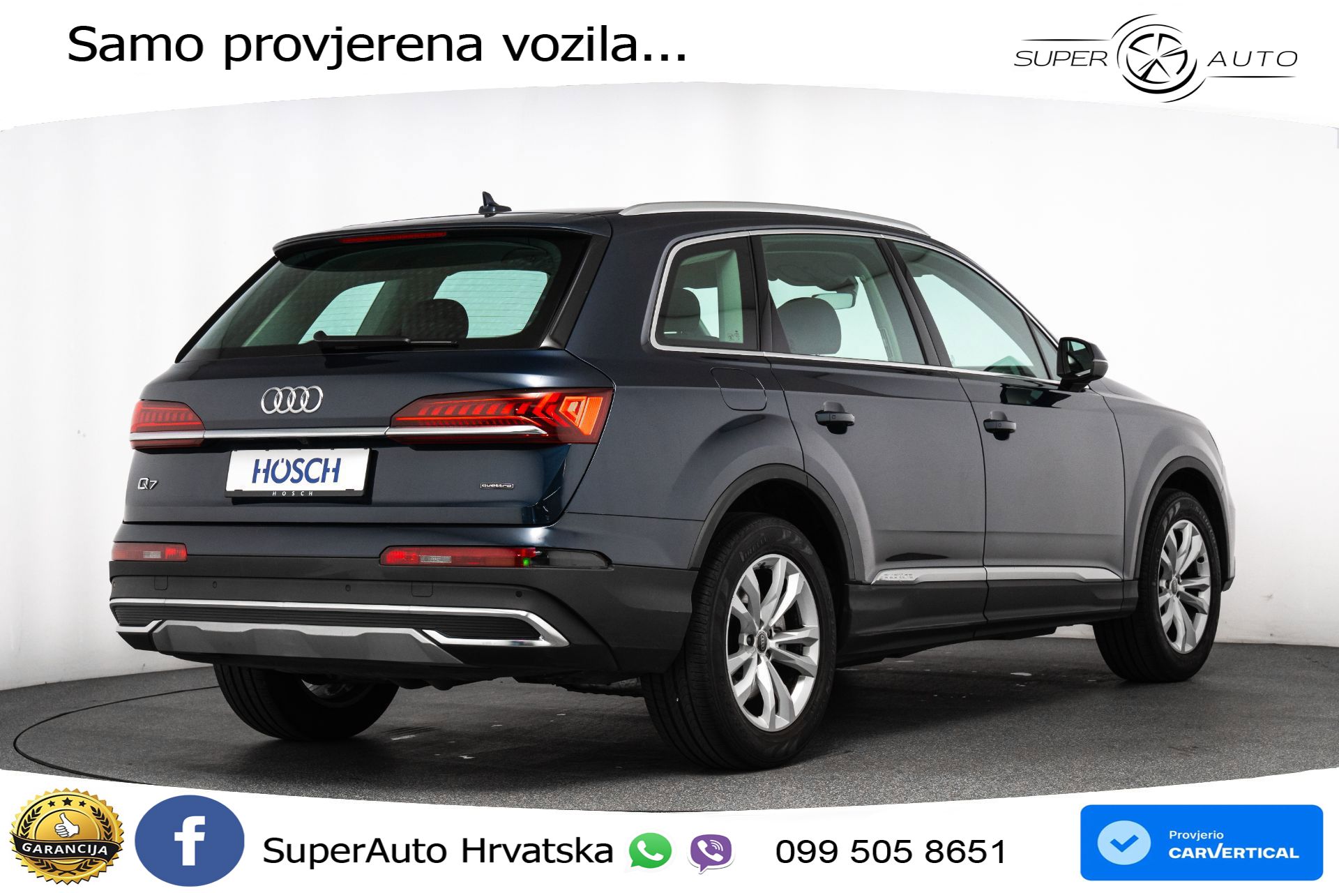 Audi Q7 55 TFSIe V6 quattro Aut. 381 KS, KAM+VIRT