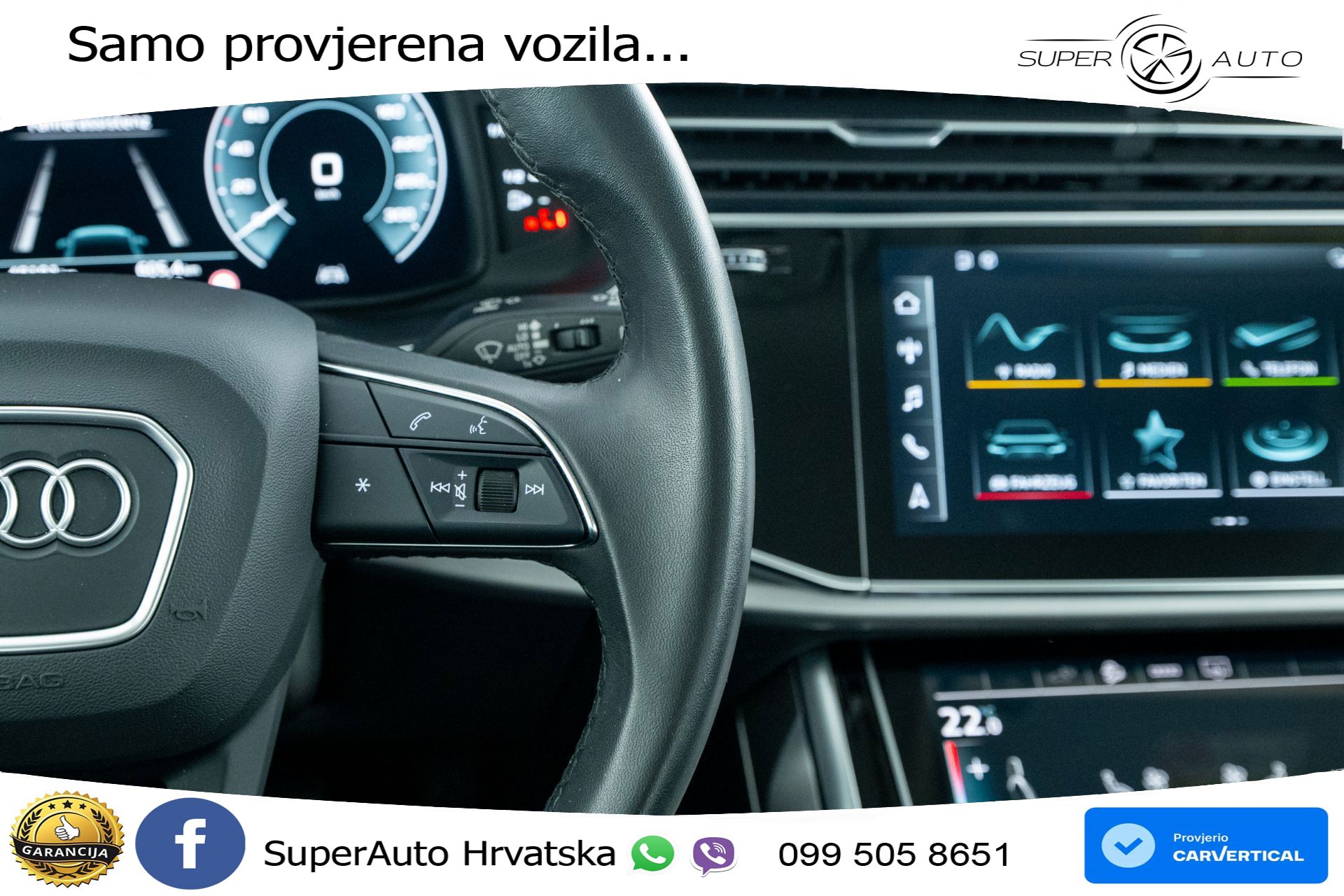 Audi Q7 55 TFSIe V6 quattro Aut. 381 KS, KAM+VIRT