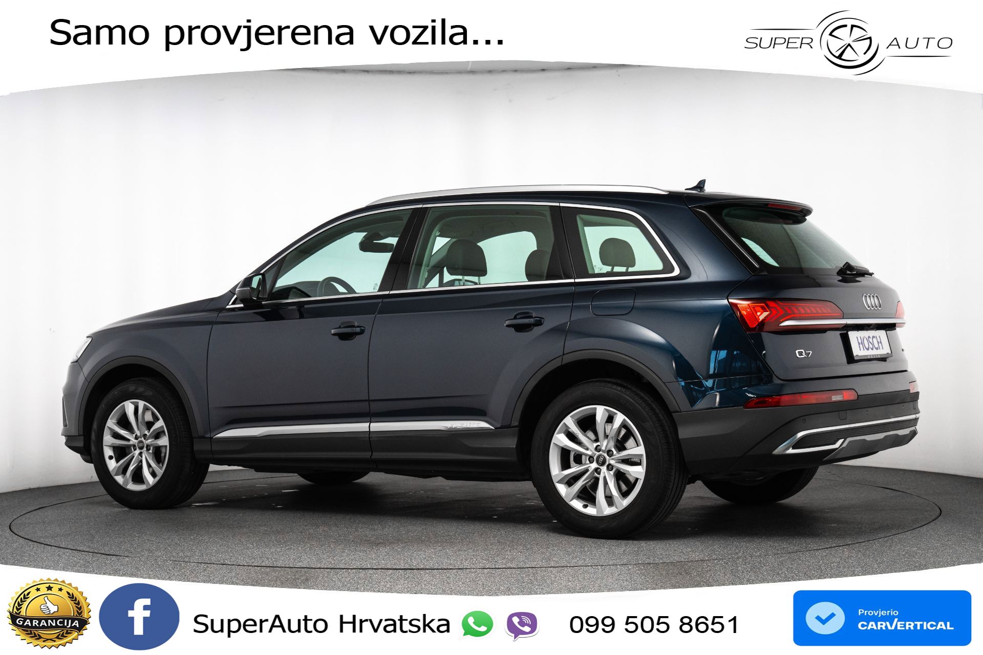 Audi Q7 55 TFSIe V6 quattro Aut. 381 KS, KAM+VIRT