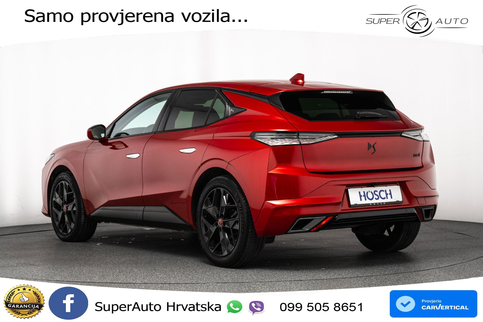 DS 4 1.2 PureTech Aut. Performance 130 KS, LED+ACC+HEAD+KAM+VIRT+PDC