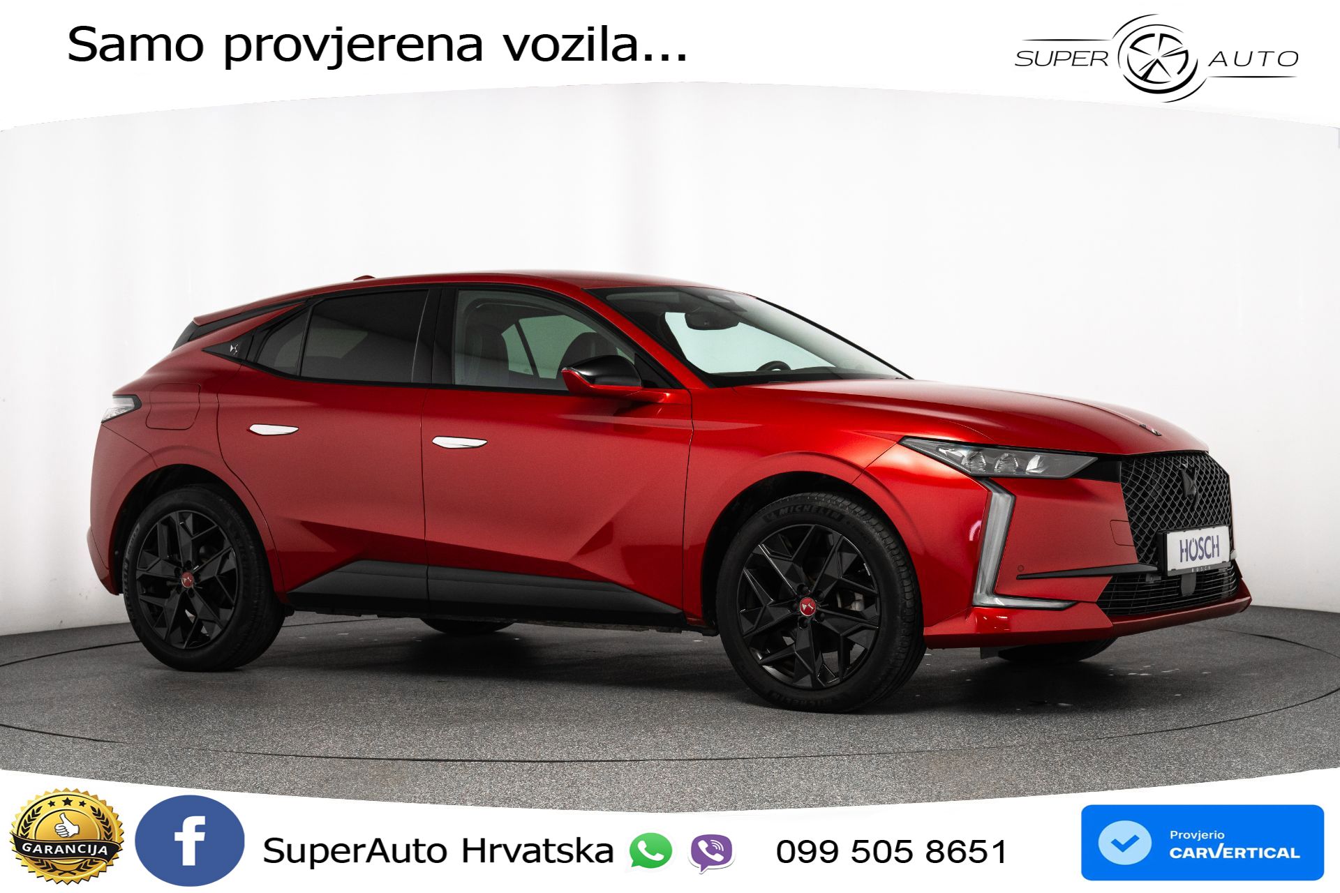 DS 4 1.2 PureTech Aut. Performance 130 KS, LED+ACC+HEAD+KAM+VIRT+PDC