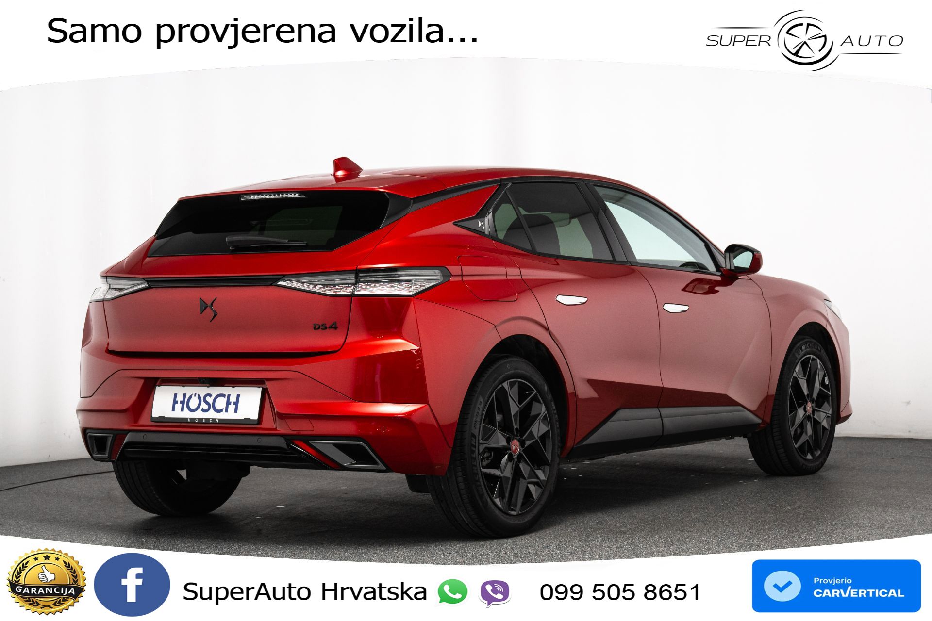 DS 4 1.2 PureTech Aut. Performance 130 KS, LED+ACC+HEAD+KAM+VIRT+PDC