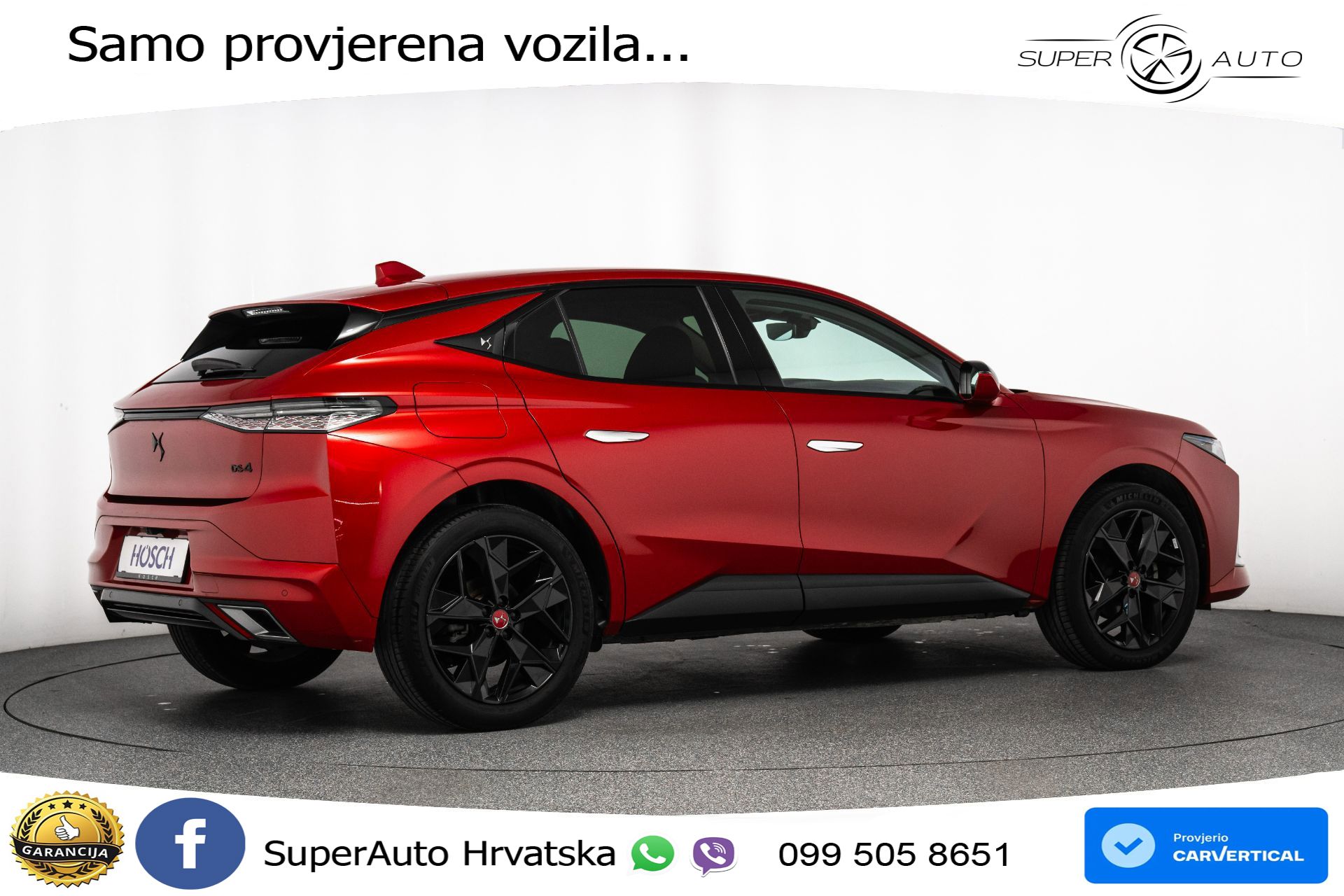 DS 4 1.2 PureTech Aut. Performance 130 KS, LED+ACC+HEAD+KAM+VIRT+PDC