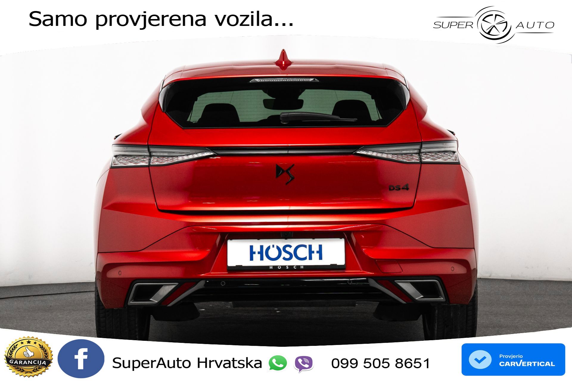 DS 4 1.2 PureTech Aut. Performance 130 KS, LED+ACC+HEAD+KAM+VIRT+PDC