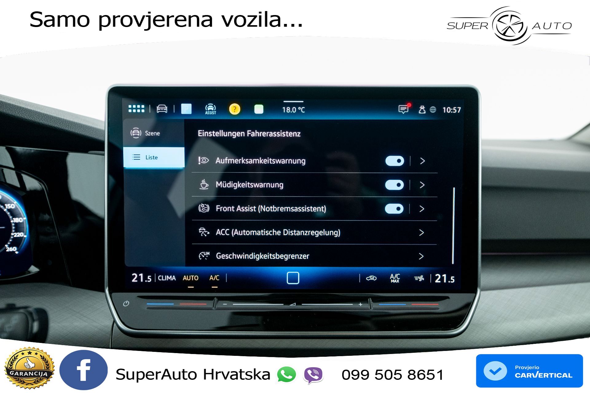 VW Golf VIII 2.0 TDI Life 116 KS, ACC+KAM+VIRT+PARK