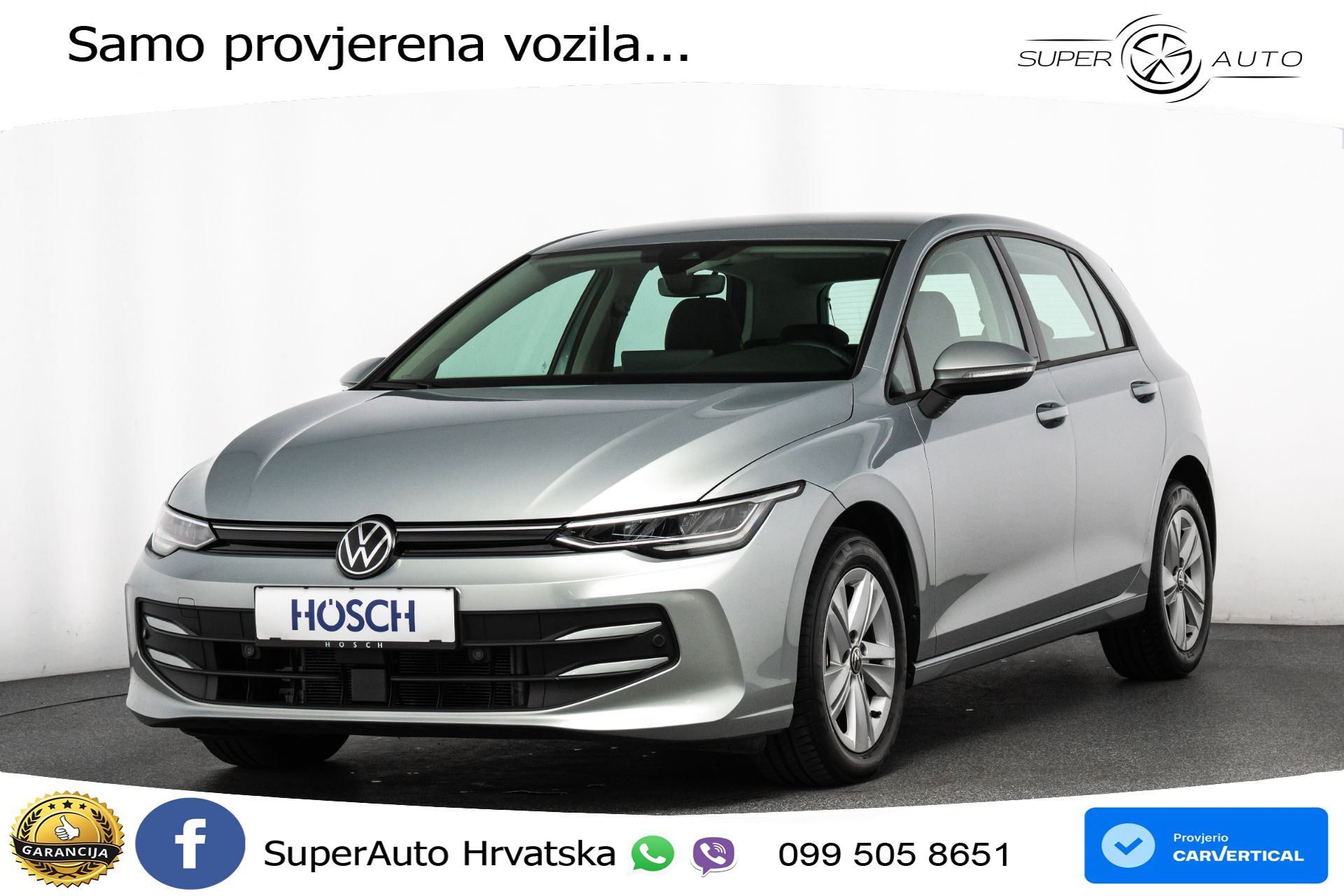 VW Golf VIII 2.0 TDI Life 116 KS, ACC+KAM+VIRT+PARK