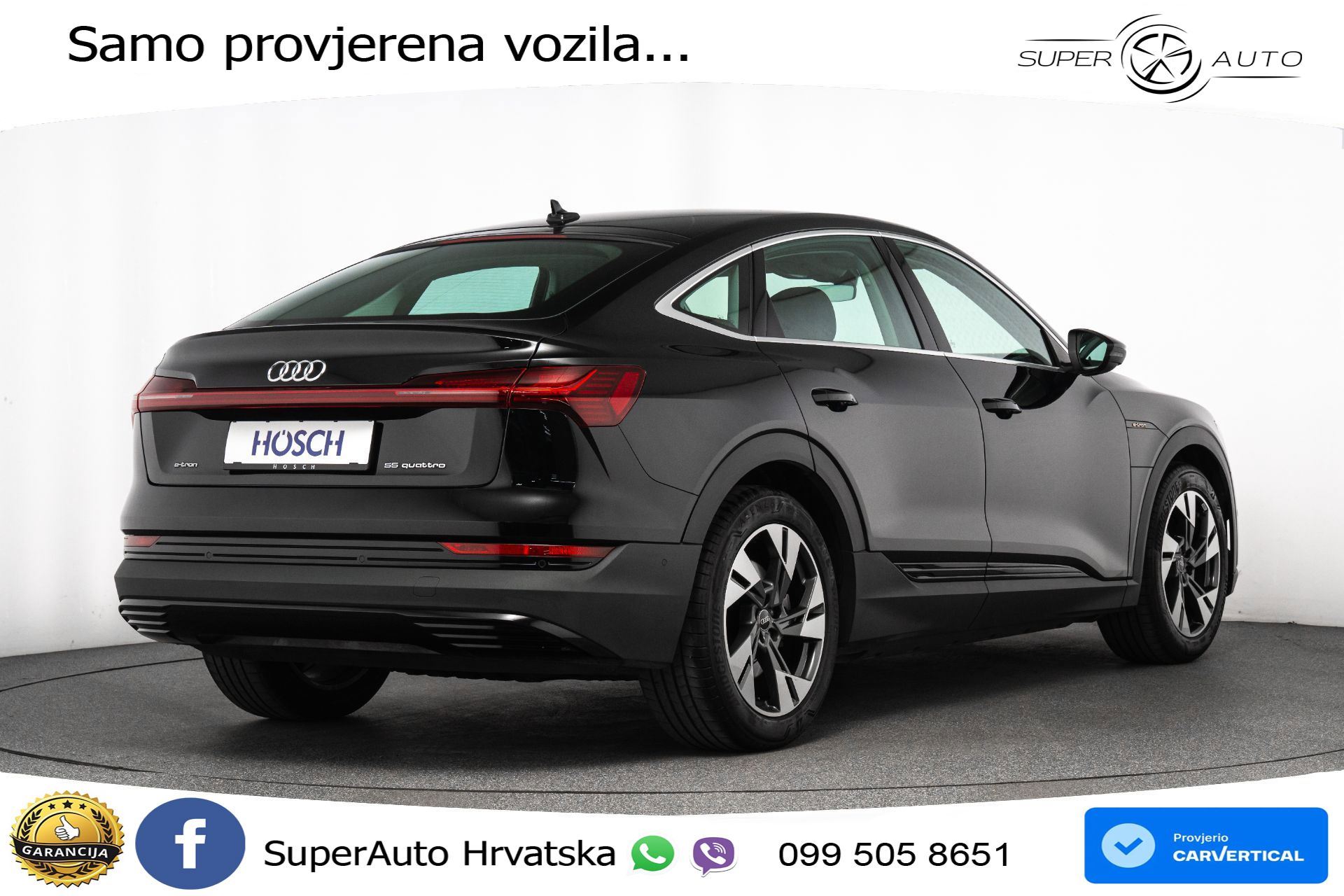 Audi e-tron SB 55 quattro 408 KS, ZRAČNI+GR SJED+VIRT+NAVI