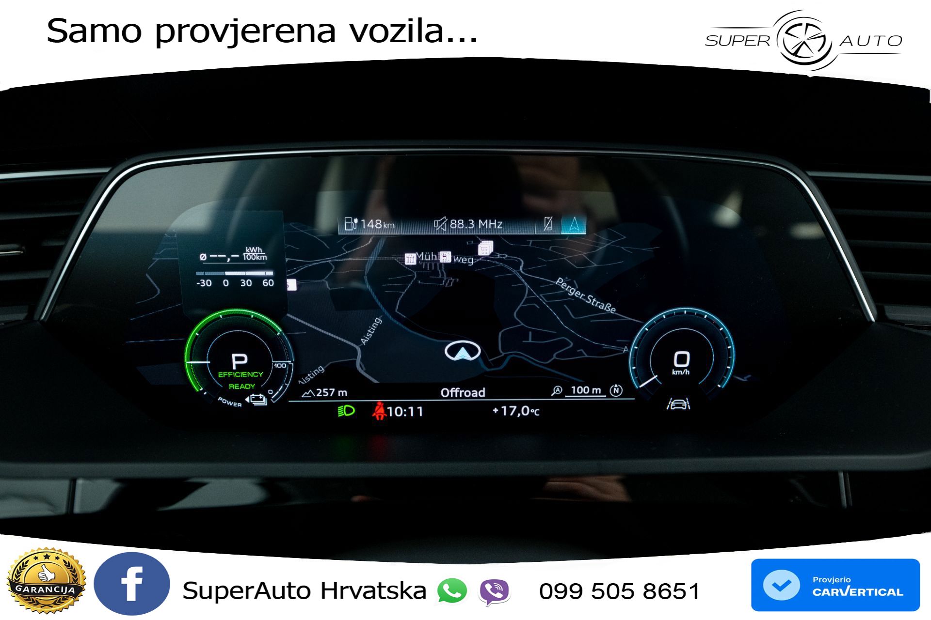 Audi e-tron SB 55 quattro 408 KS, ZRAČNI+GR SJED+VIRT+NAVI