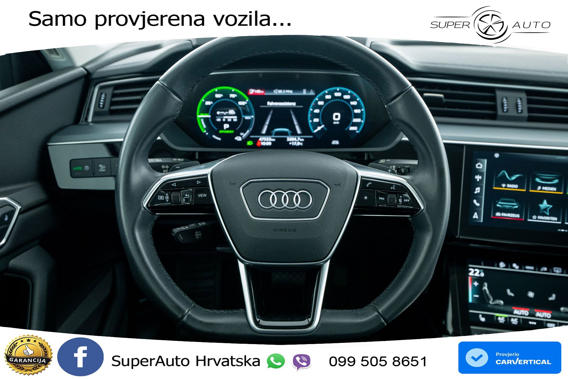 Audi e-tron SB 55 quattro 408 KS, ZRAČNI+GR SJED+VIRT+NAVI