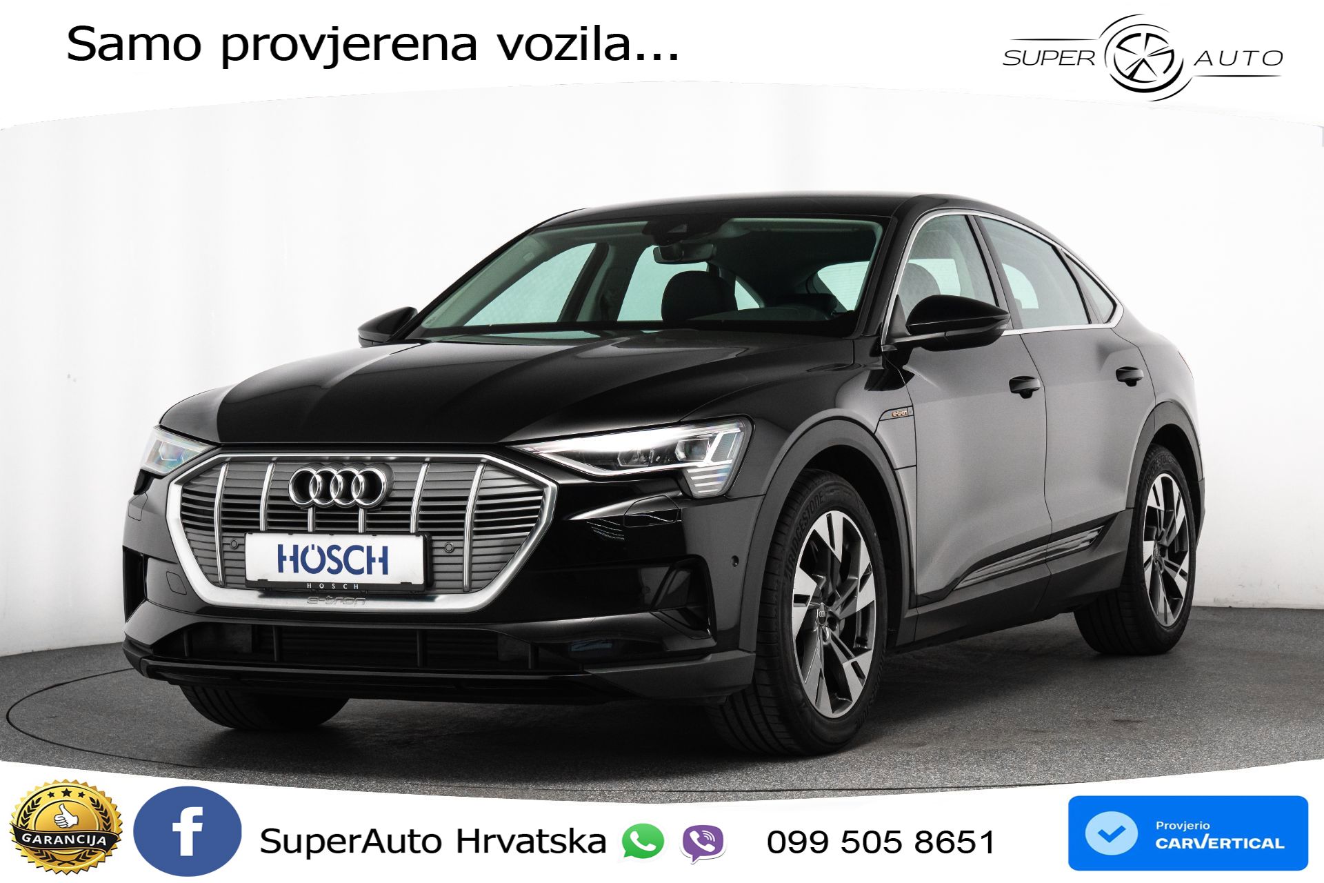 Audi e-tron SB 55 quattro 408 KS, ZRAČNI+GR SJED+VIRT+NAVI