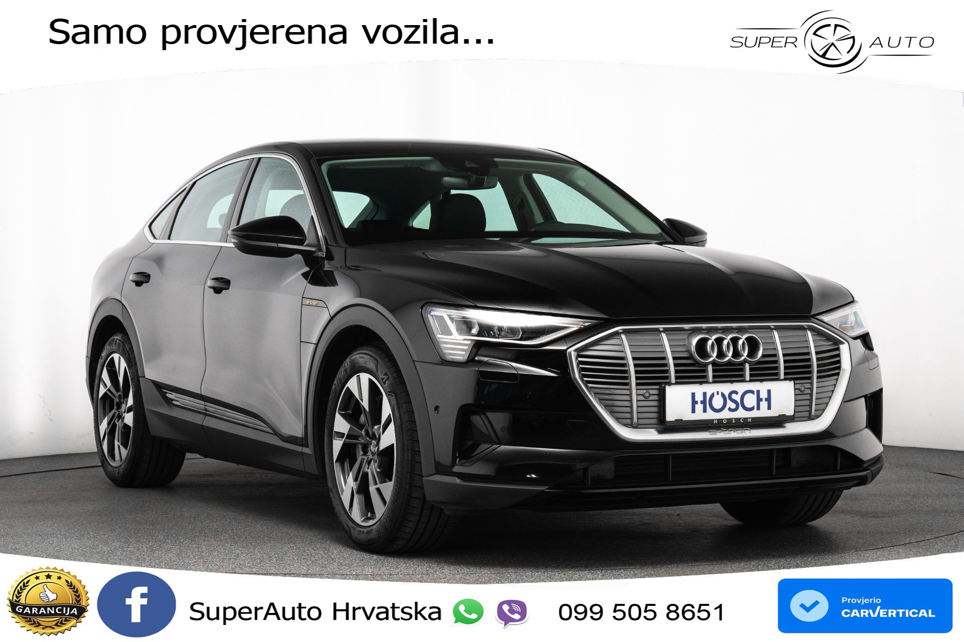 Audi e-tron SB 55 quattro 408 KS, ZRAČNI+GR SJED+VIRT+NAVI