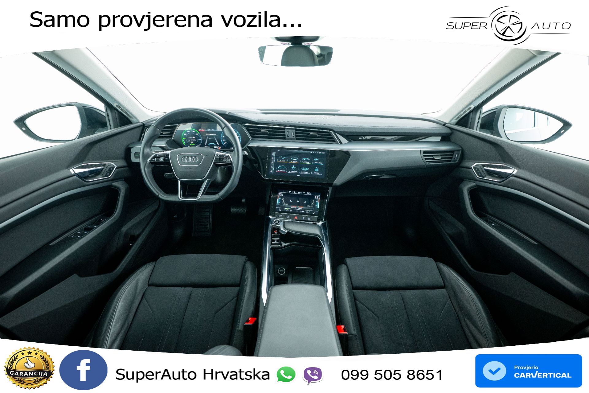 Audi e-tron SB 55 quattro 408 KS, ZRAČNI+GR SJED+VIRT+NAVI