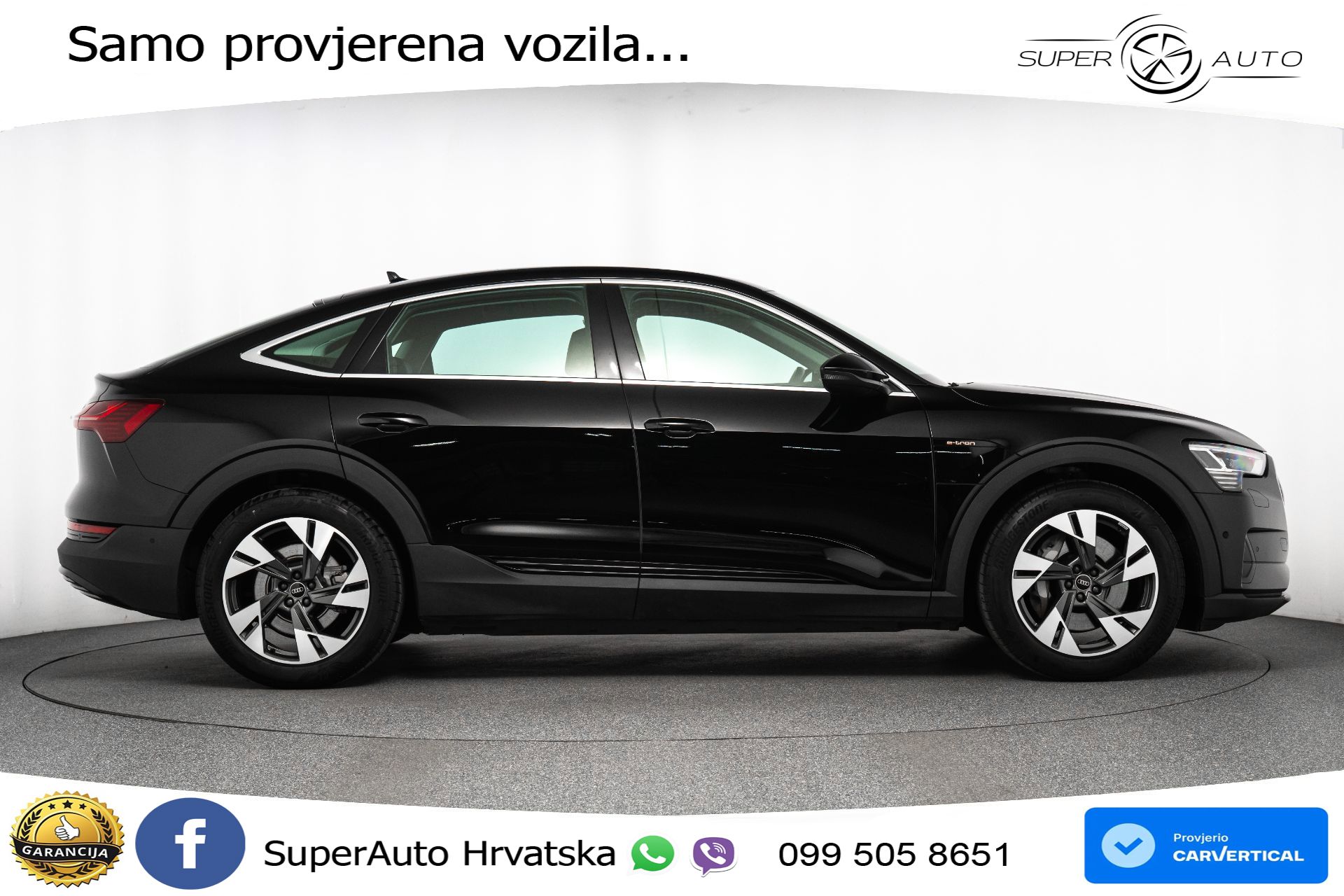 Audi e-tron SB 55 quattro 408 KS, ZRAČNI+GR SJED+VIRT+NAVI