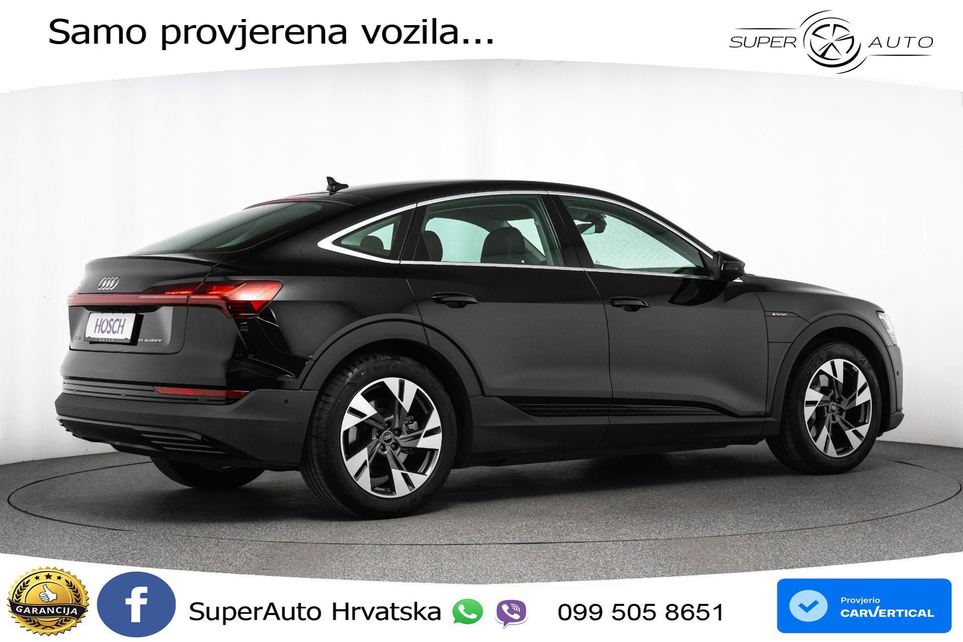 Audi e-tron SB 55 quattro 408 KS, ZRAČNI+GR SJED+VIRT+NAVI