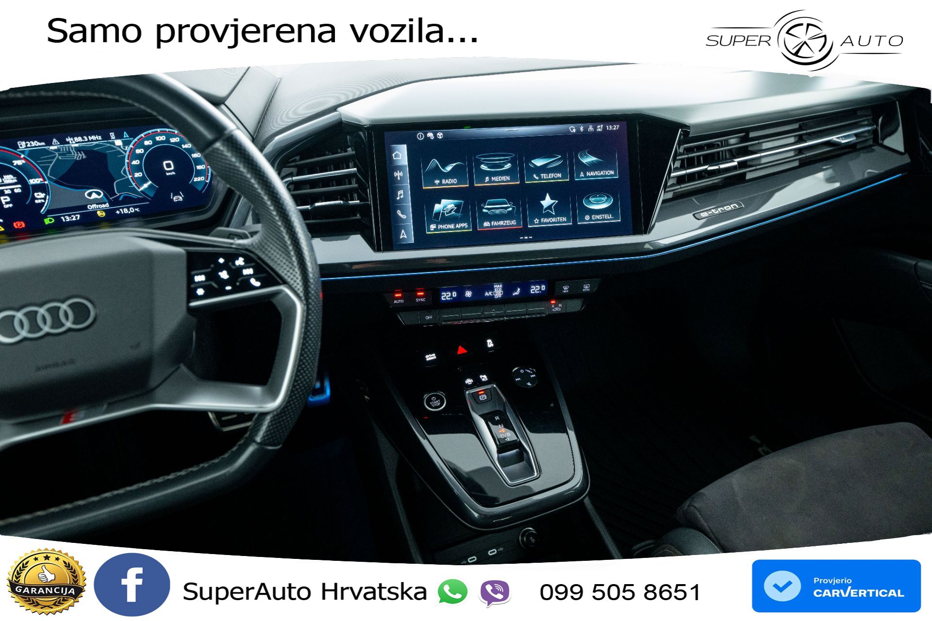 Audi Q4 e-tron SB 45 quattro 2xS line 265 KS, ACC+KAM+HEAD+VIRT+NAVI